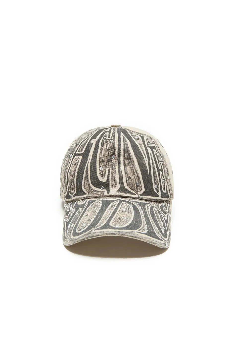 Acne Studios Large Print Hat 'Warm Beige'