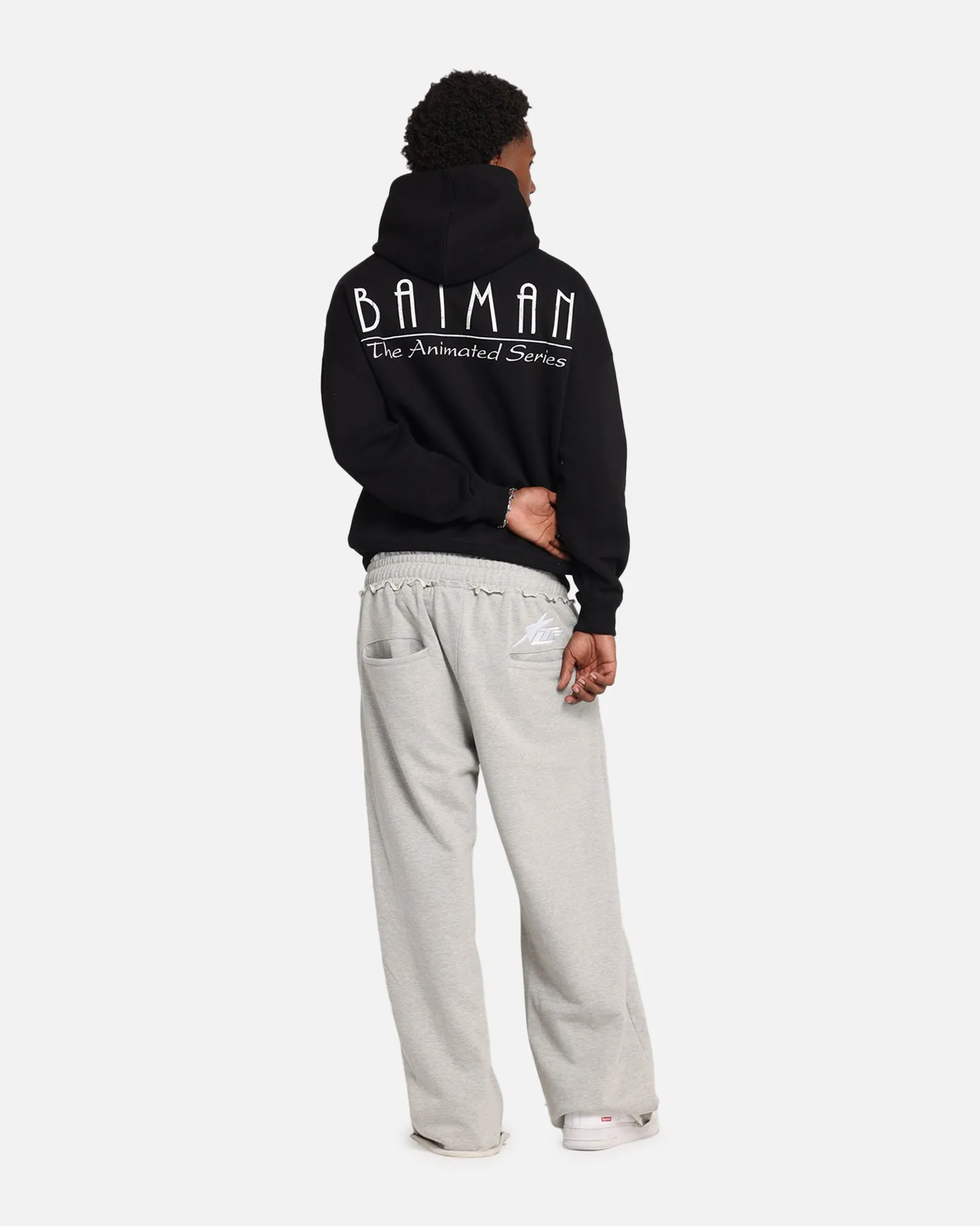 American Thrift X DC Batman The Animated Premium Hoodie Black