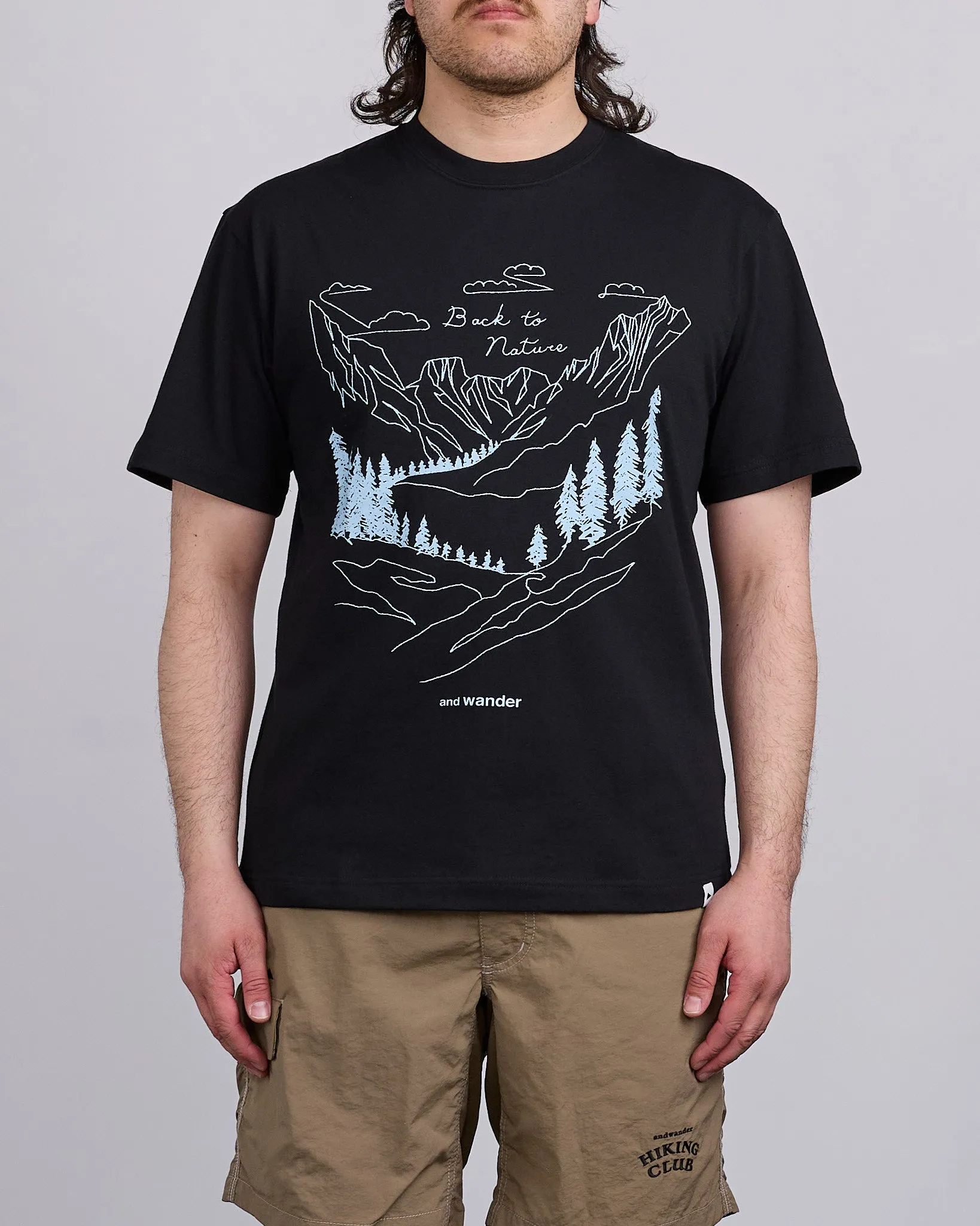 and wander Back to Nature T-Shirt Black