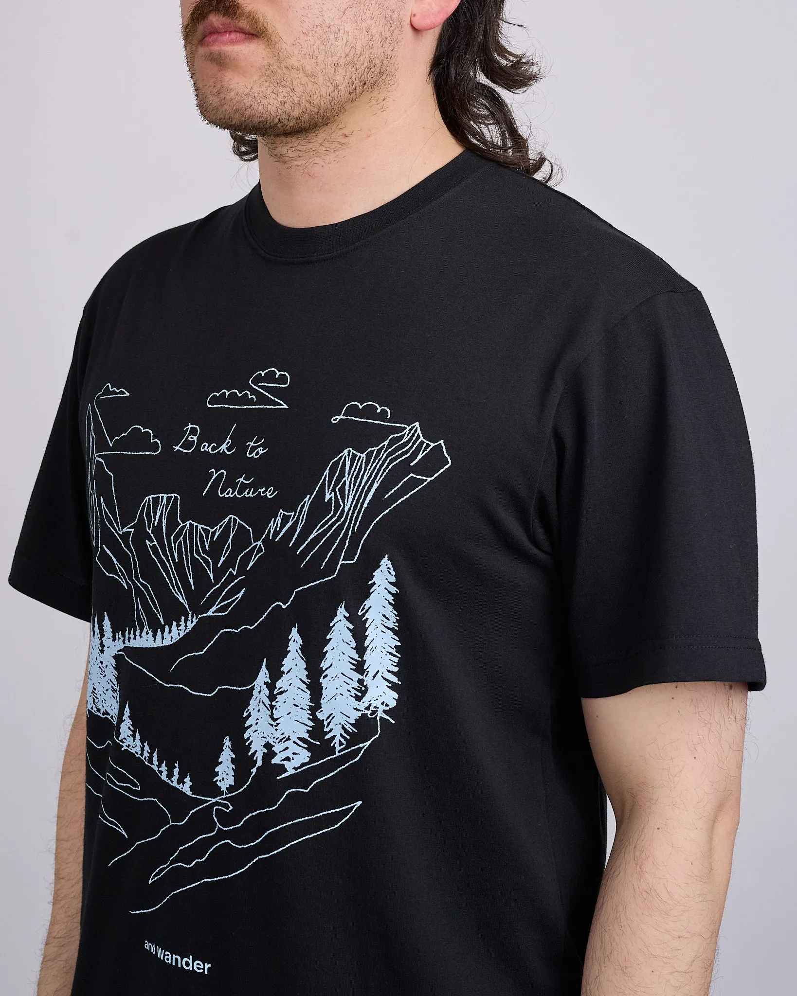 and wander Back to Nature T-Shirt Black