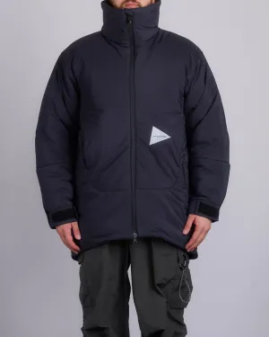 and wander Top Fleece Coat Black