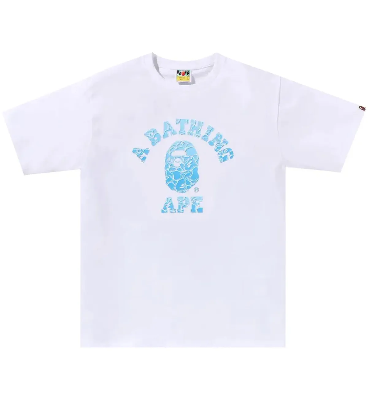 Bape A Bathing Ape Cyan T-Shirt (White)
