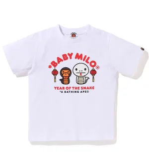 Bape Baby Milo x Snake Year T-Shirt (White)