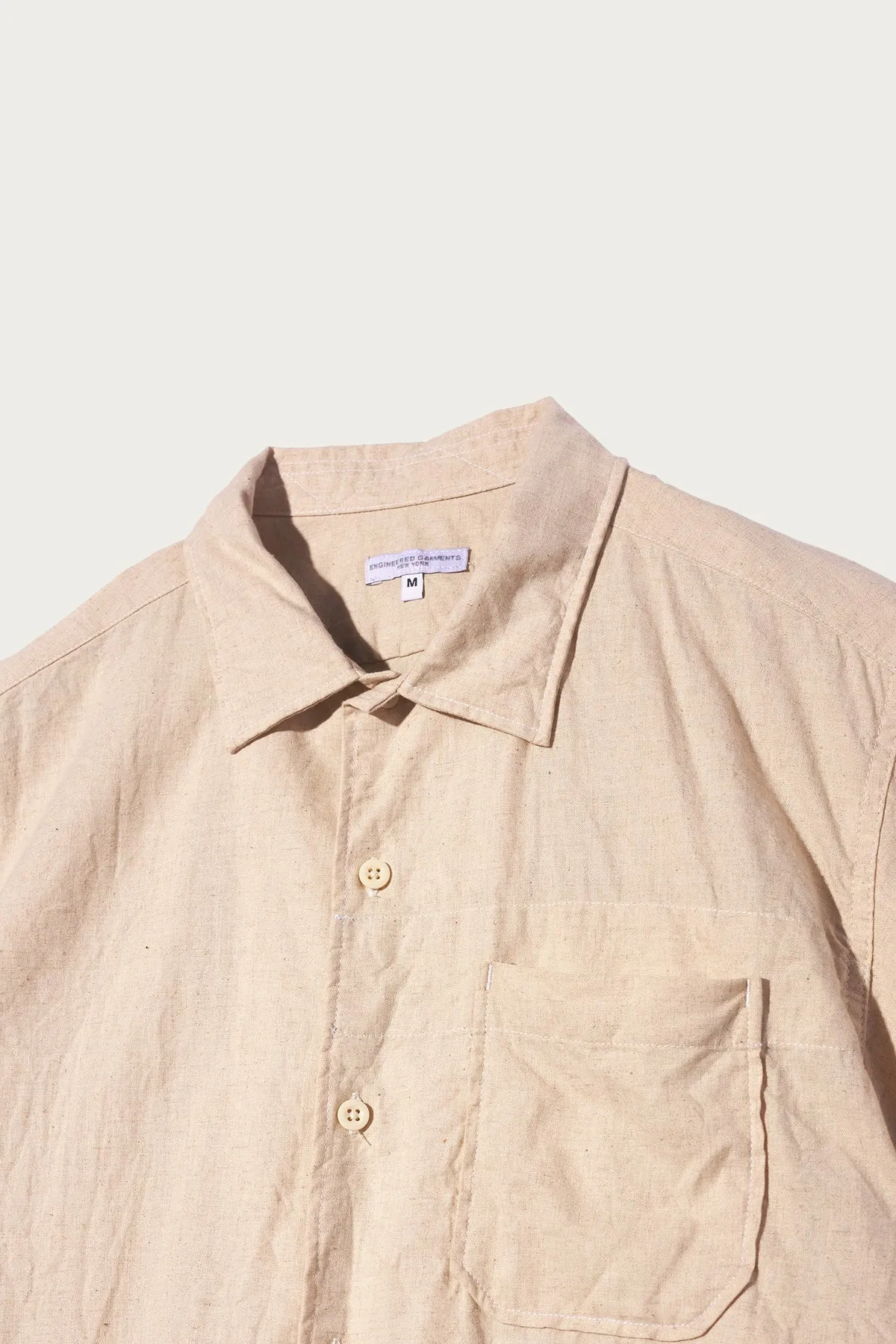 Camp Shirt - Natural CL Sheeting