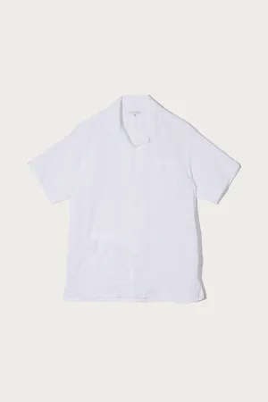 Camp Shirt - White Hankerchief Linen