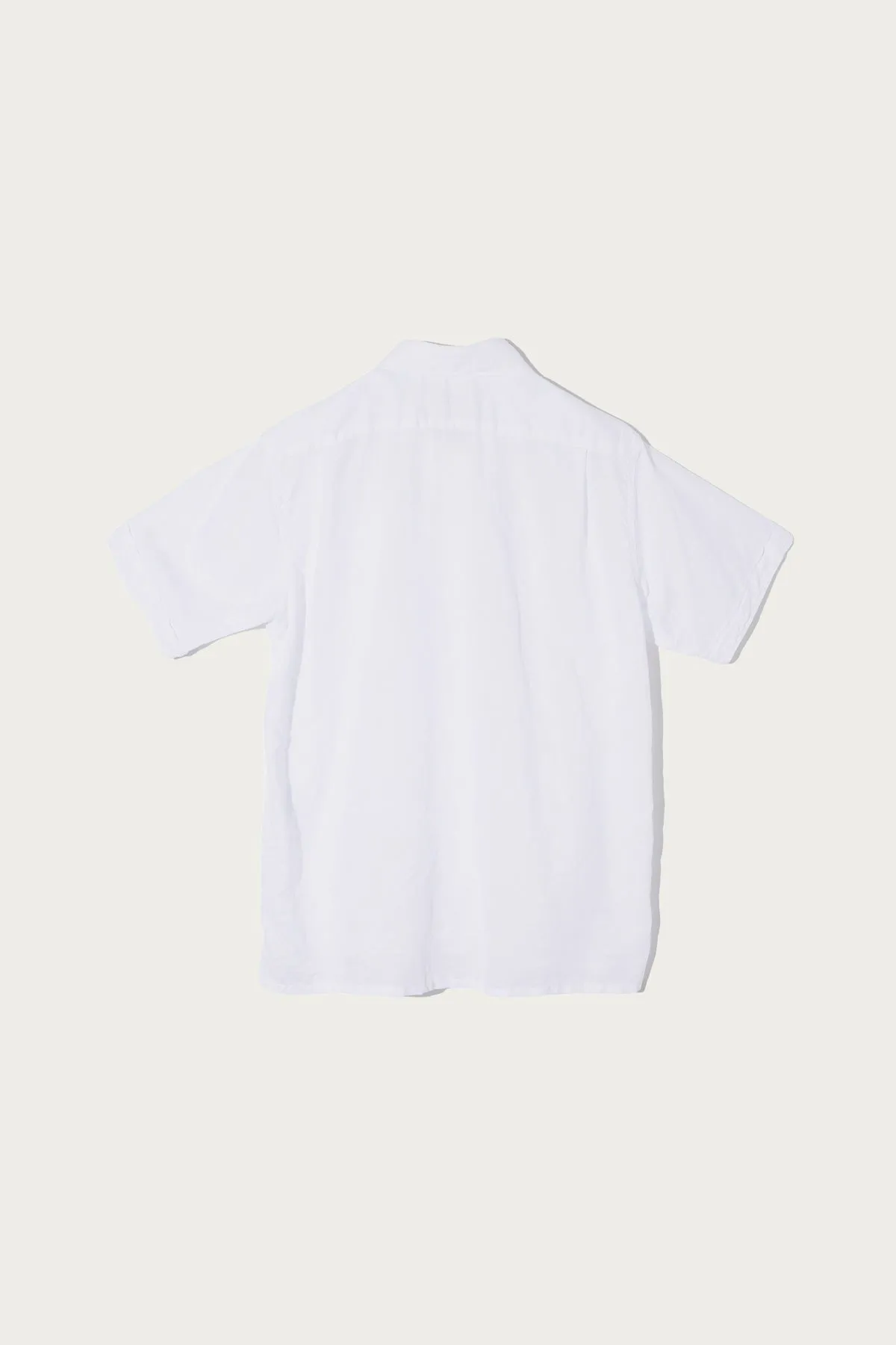 Camp Shirt - White Hankerchief Linen