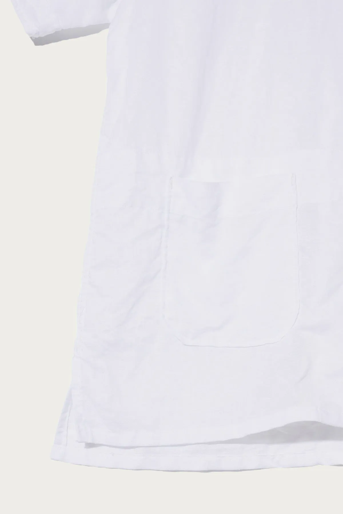 Camp Shirt - White Hankerchief Linen