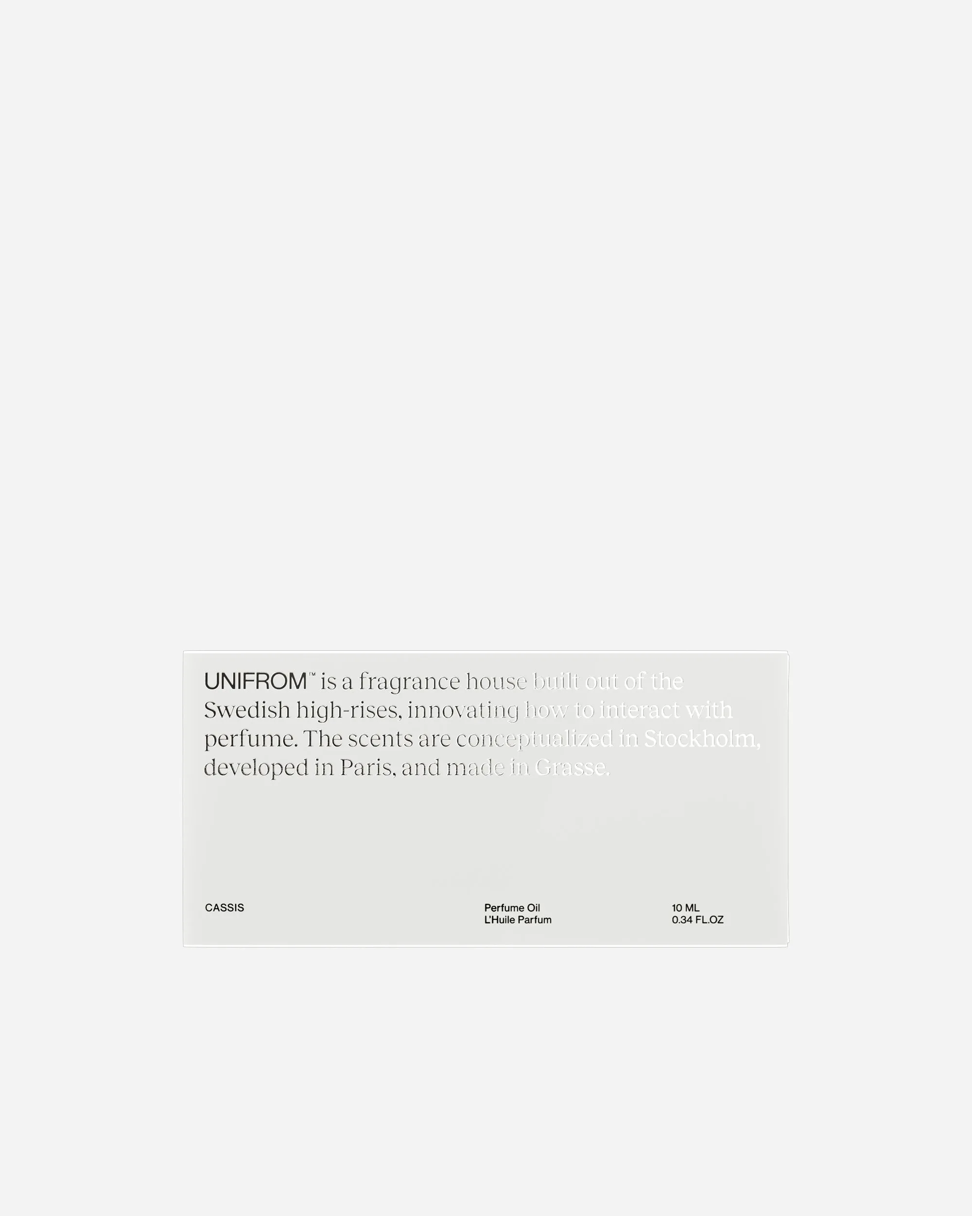 Cassis Perfume Oil