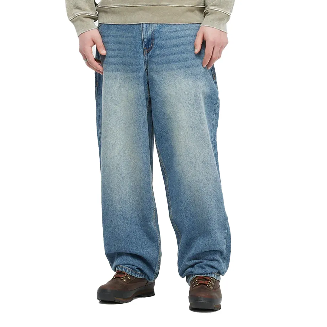 CLASSIC BAGGY DENIM PANTS SANDBLASTED INDIGO