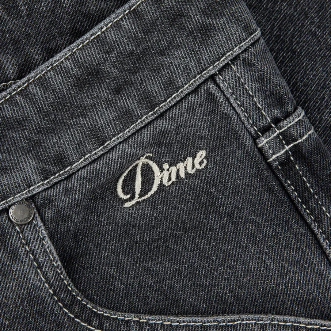 CLASSIC DENIM SHORTS FADED BLACK
