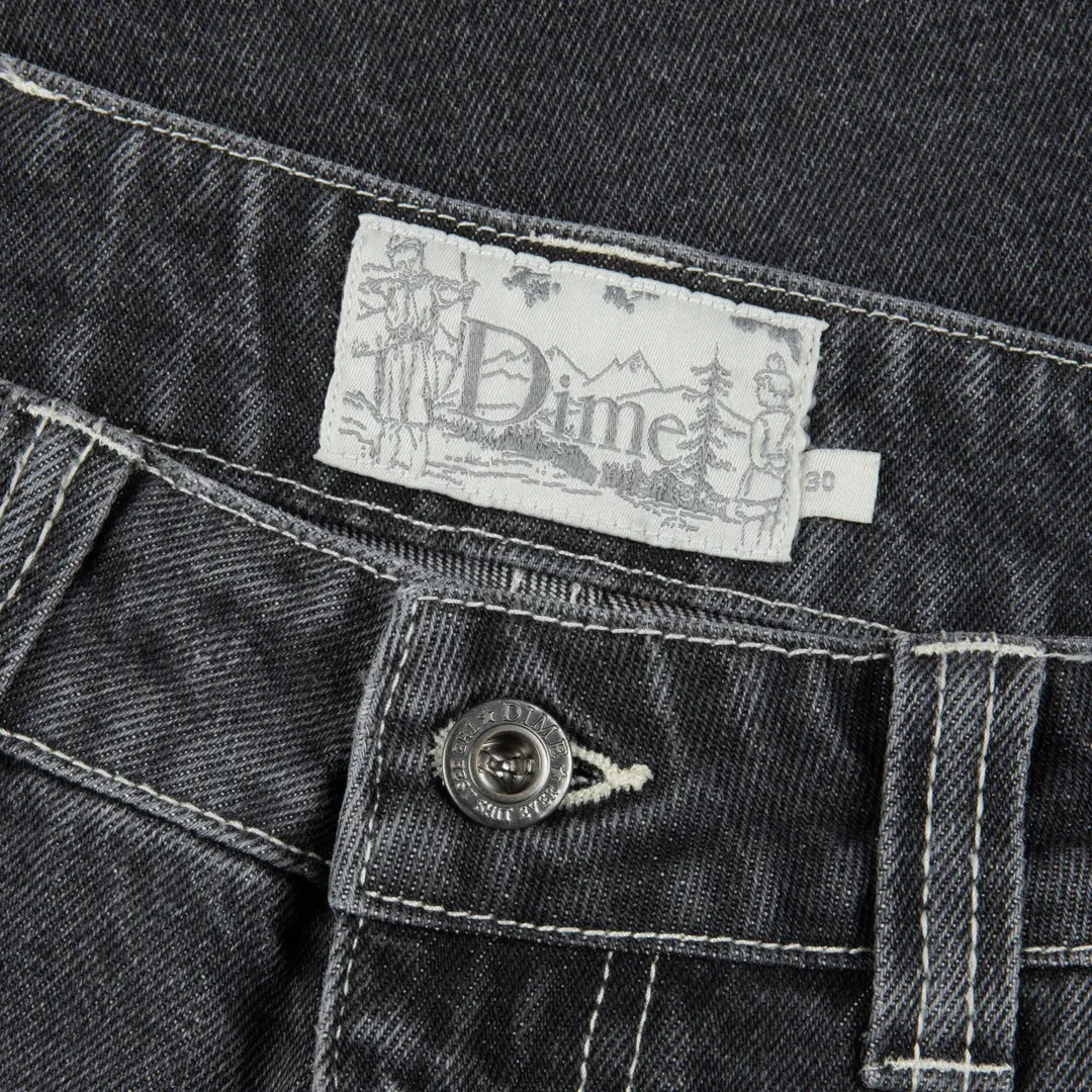 CLASSIC DENIM SHORTS FADED BLACK