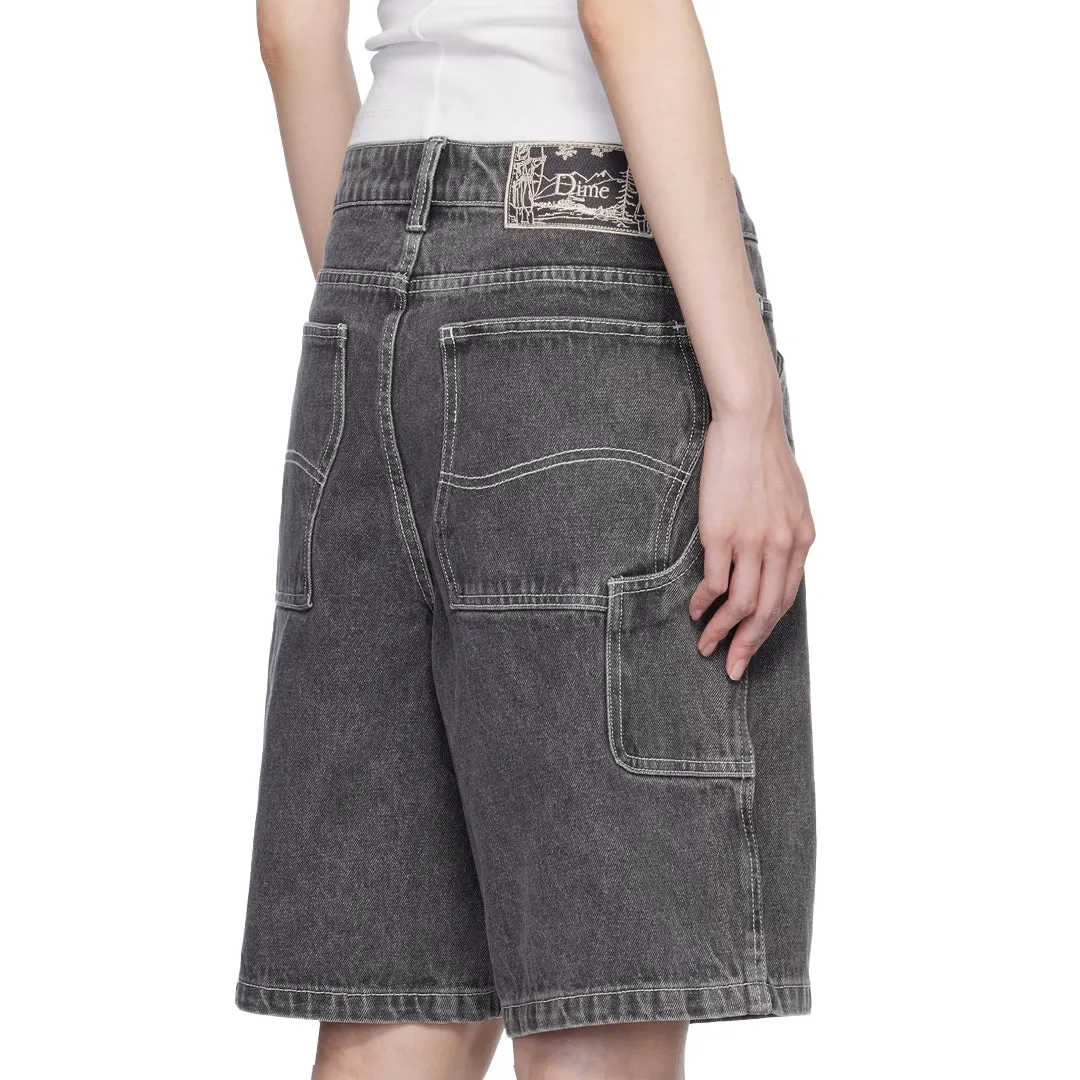 CLASSIC DENIM SHORTS FADED BLACK
