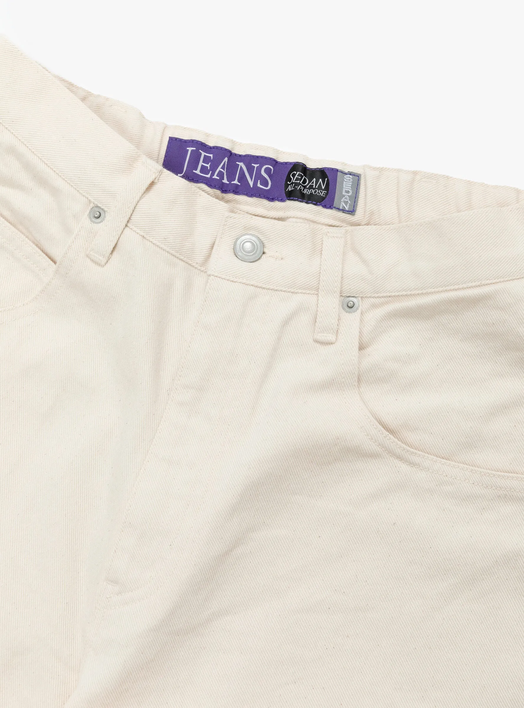 Classic Fit 5P Pants Ivory