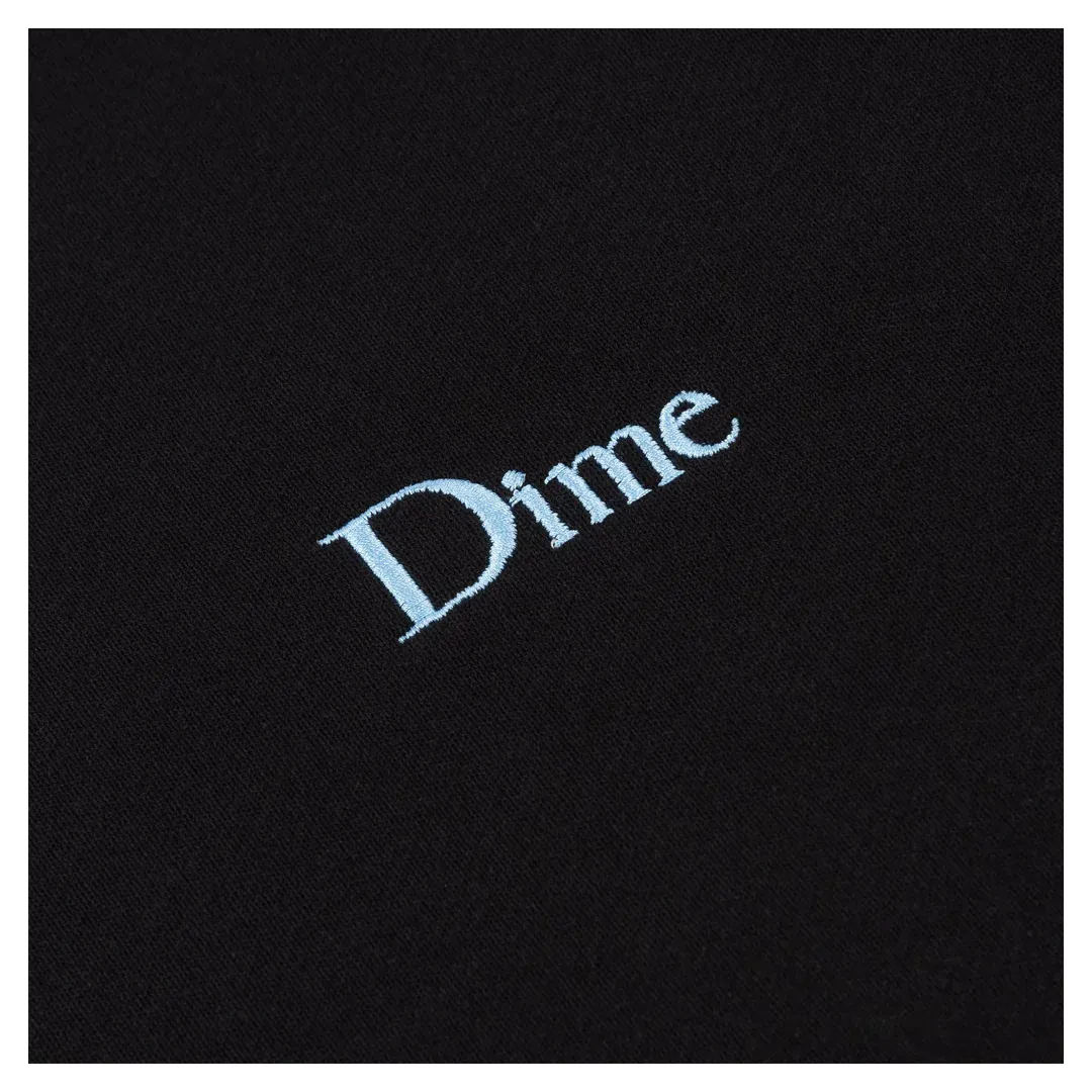 CLASSIC SMALL LOGO HOODIE BLACK/BLUE