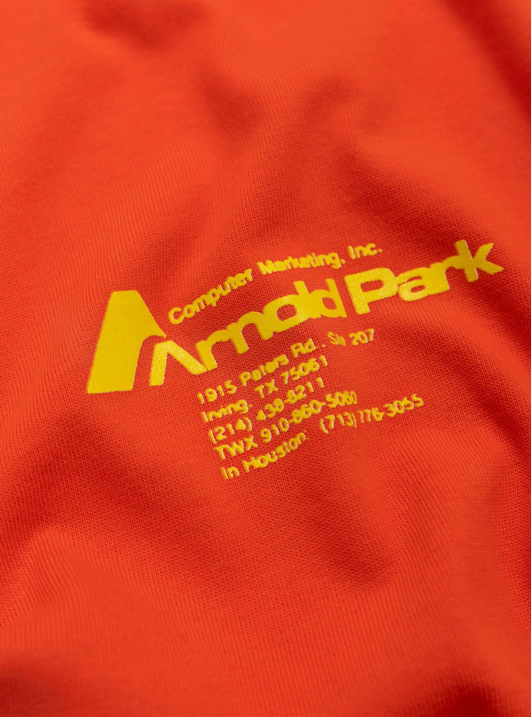 Computer Corporation Logo T-Shirt Blaze Orange