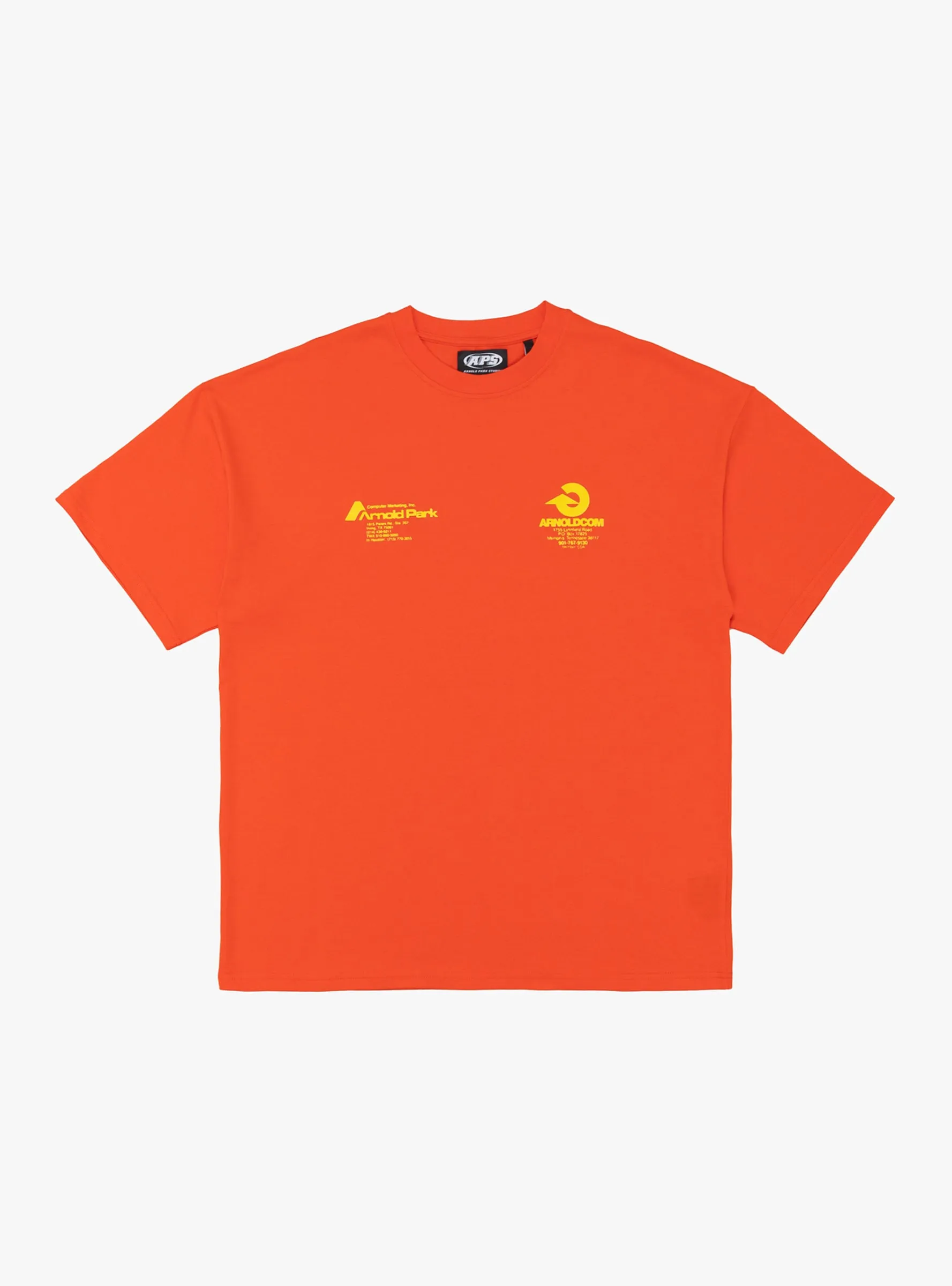 Computer Corporation Logo T-Shirt Blaze Orange