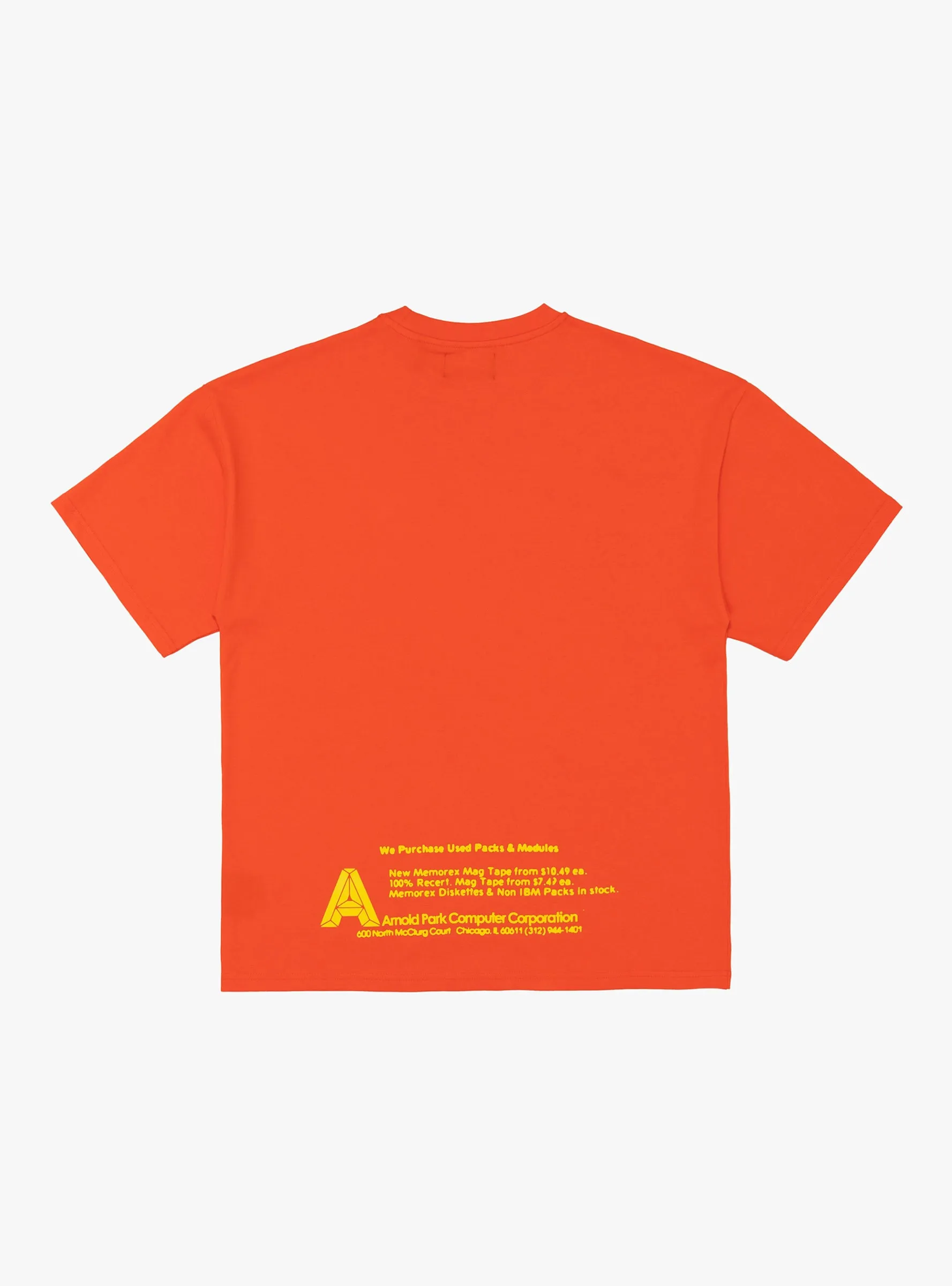 Computer Corporation Logo T-Shirt Blaze Orange