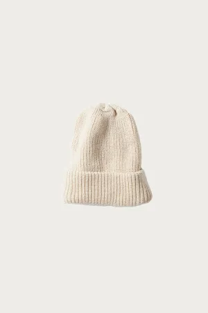 Cozy Chunky Beanie - Raw Beige