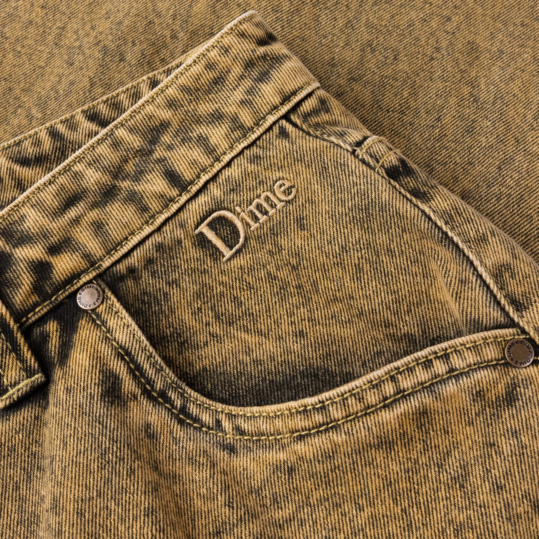 Dime Classic Baggy Denim Pants // Overdyed Gold