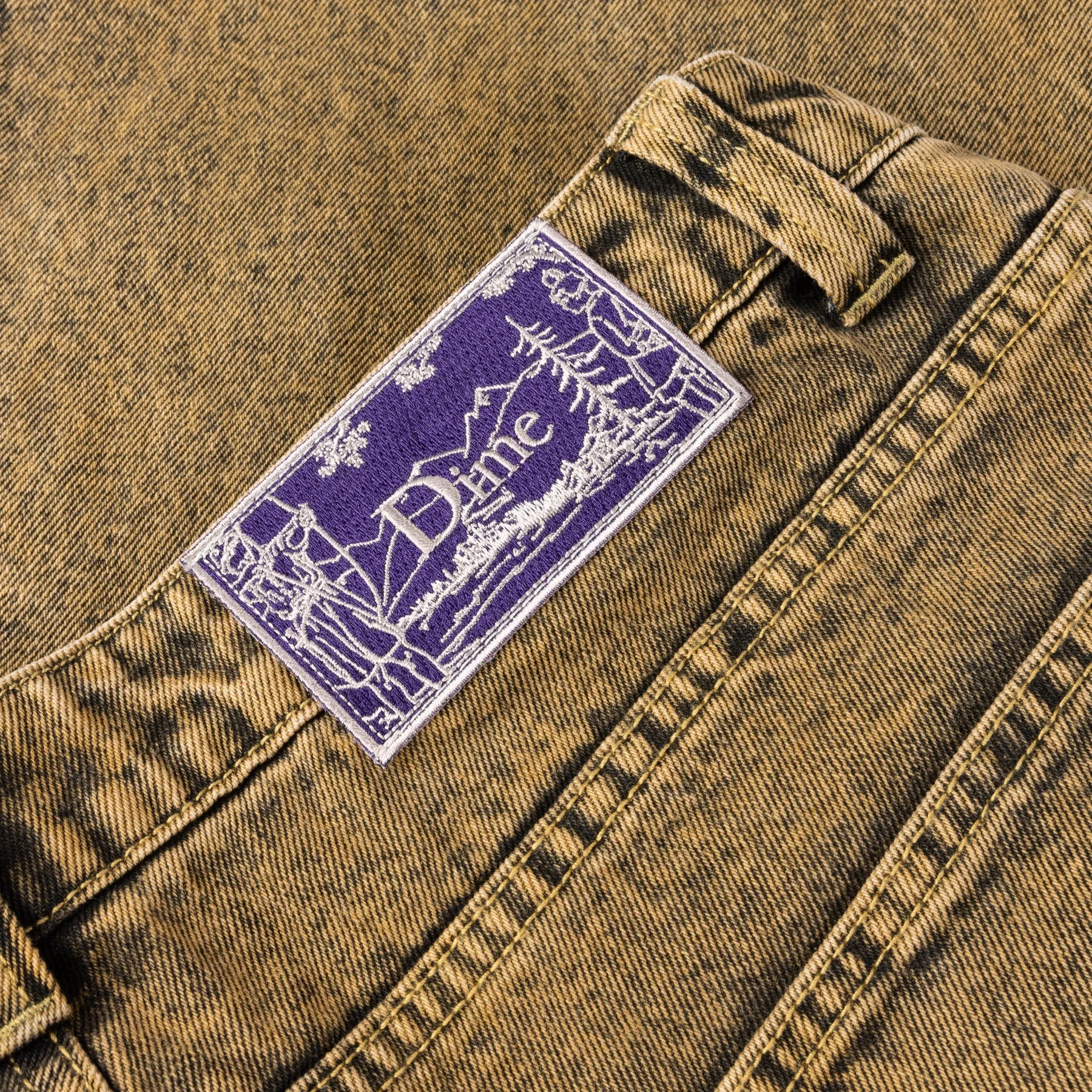 Dime Classic Baggy Denim Pants // Overdyed Gold
