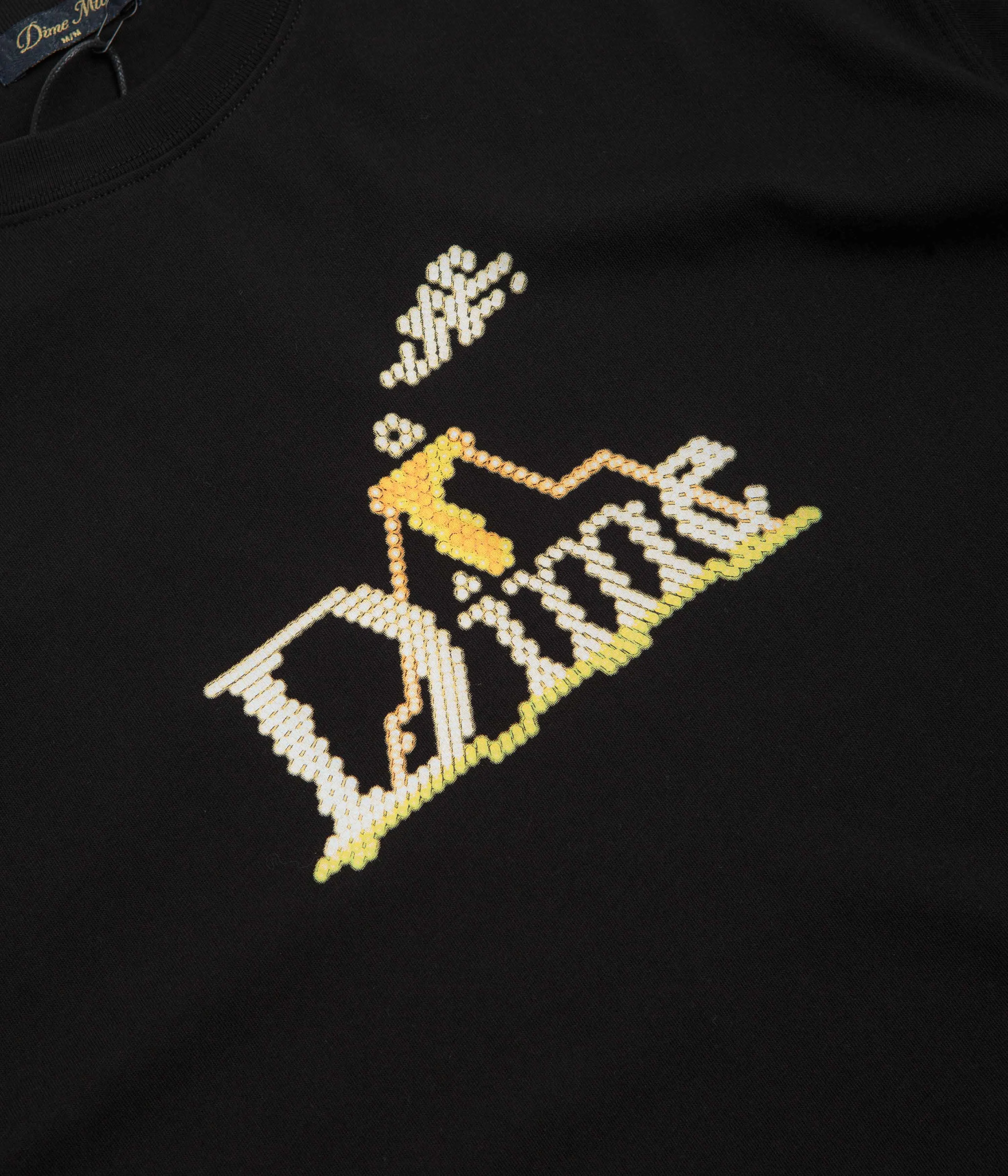 Dime Classic Lightbright T-Shirt - Black