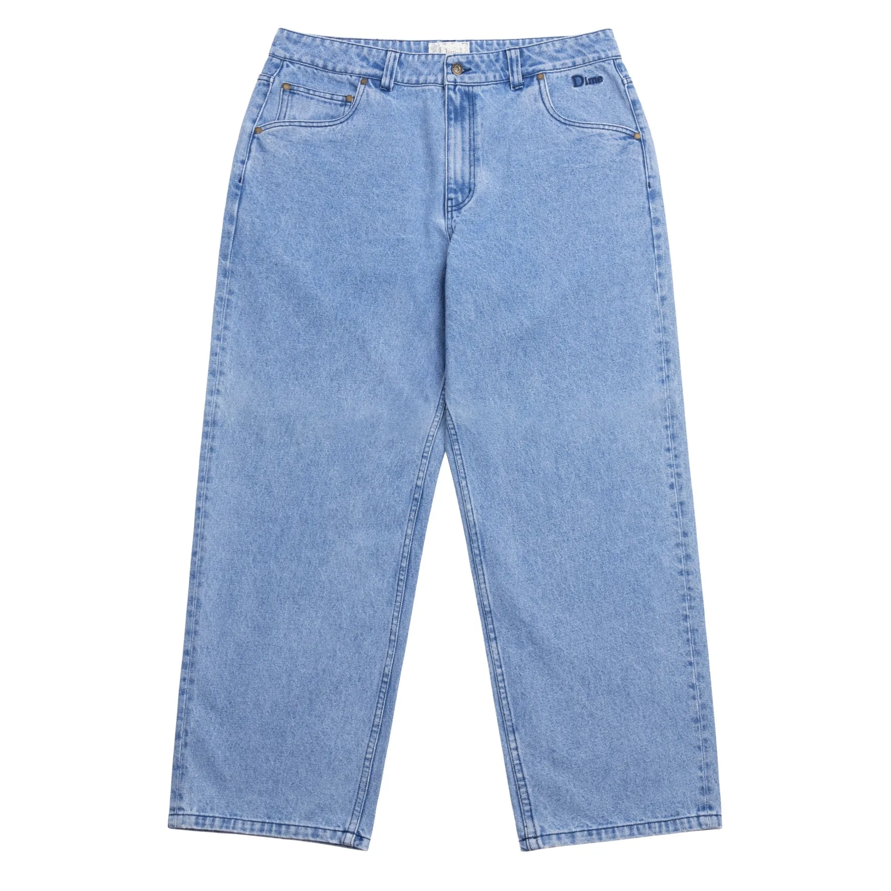 Dime Classic Relaxed Denim Pants // Blue Washed