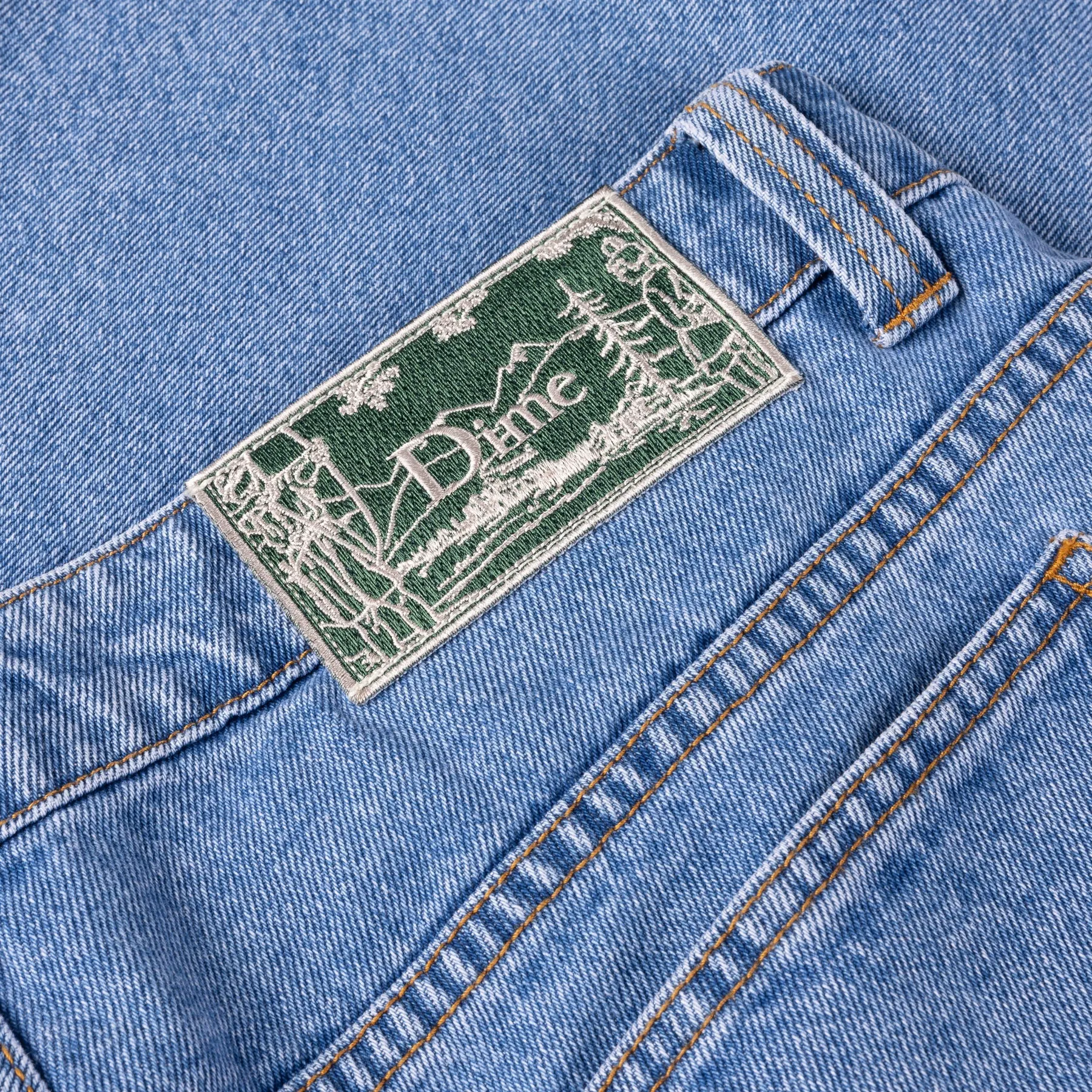 Dime Classic Relaxed Denim Pants // Blue Washed
