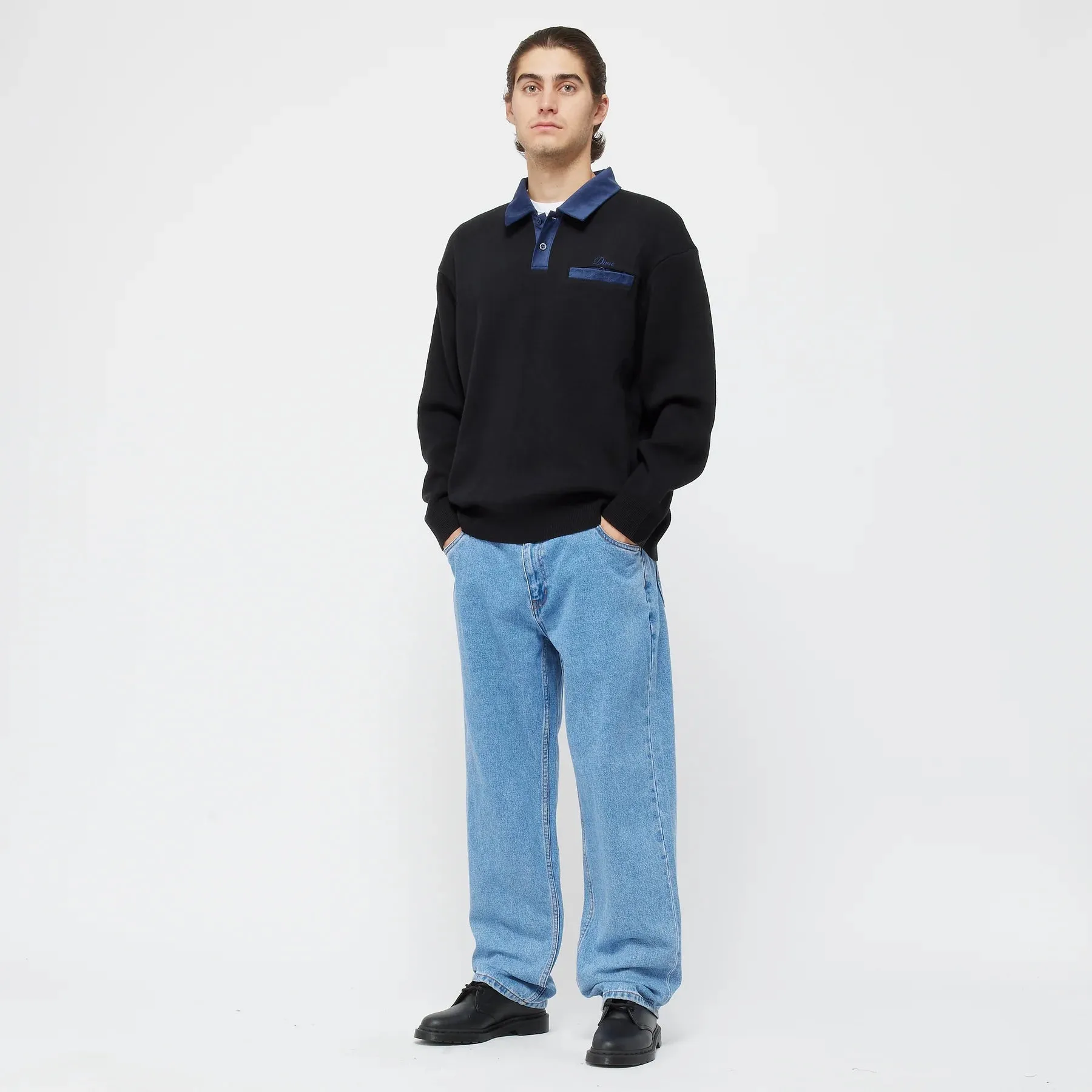 Dime Classic Relaxed Denim Pants // Blue Washed