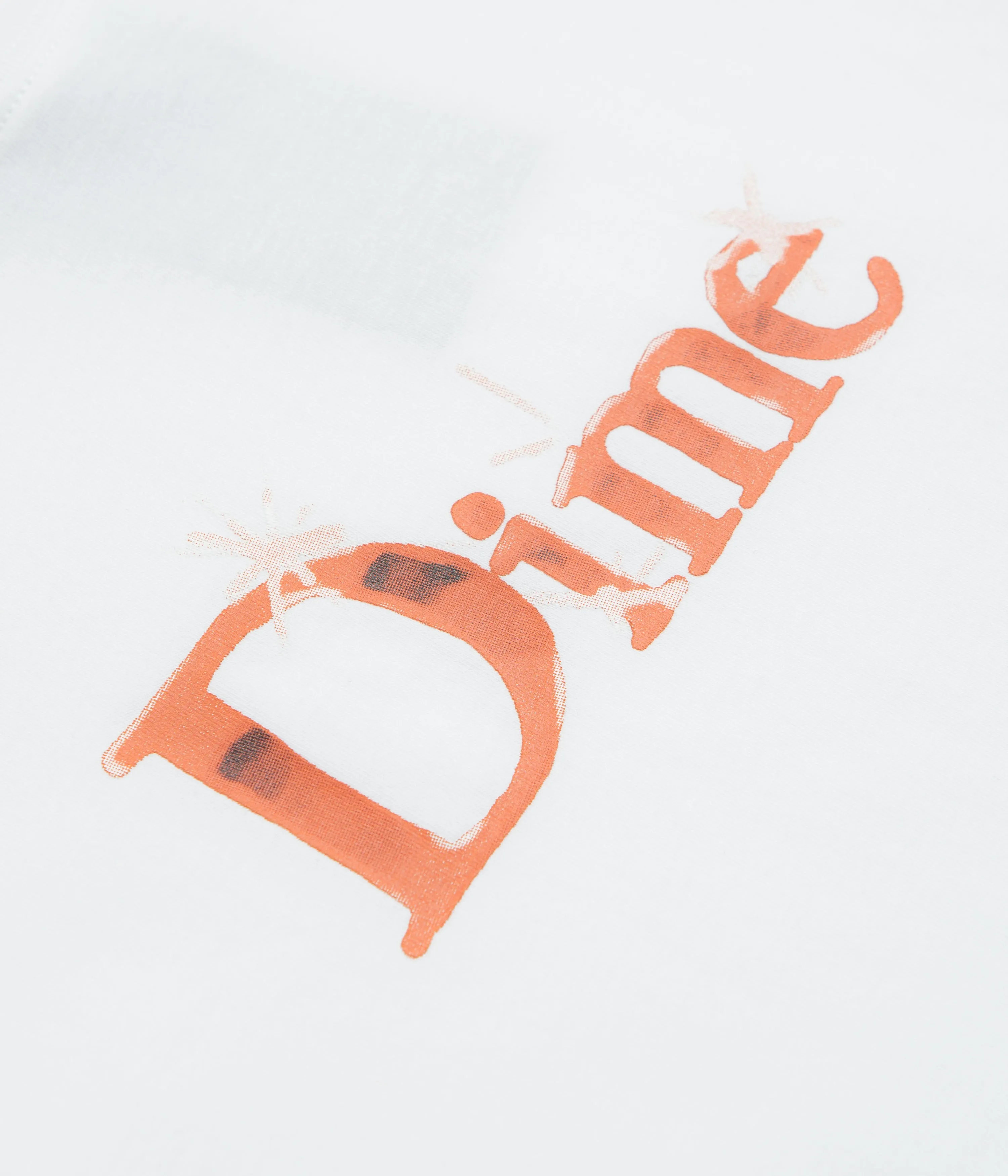 Dime Classic Shiny T-Shirt - White