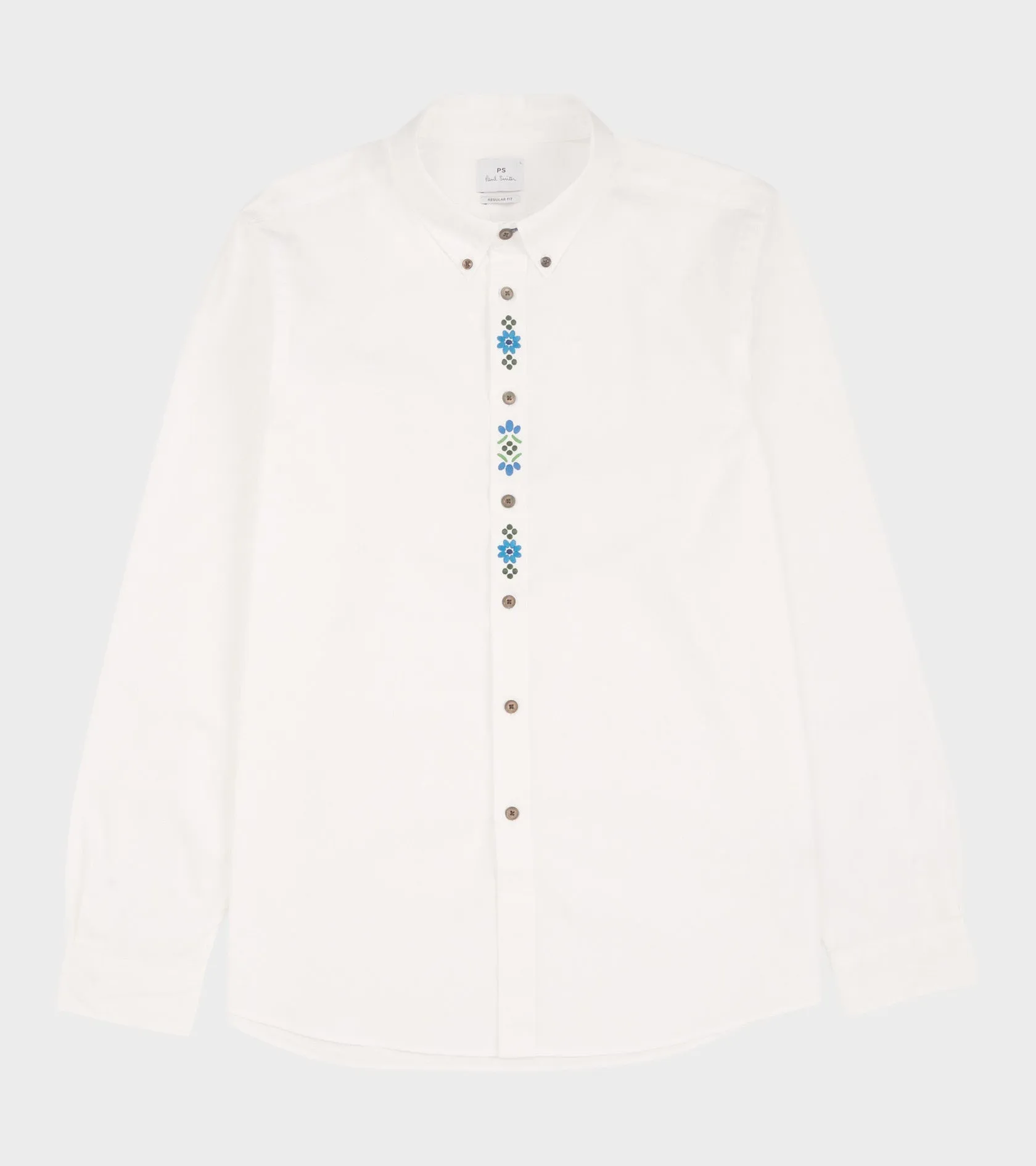 Embroidery Classic Shirt White