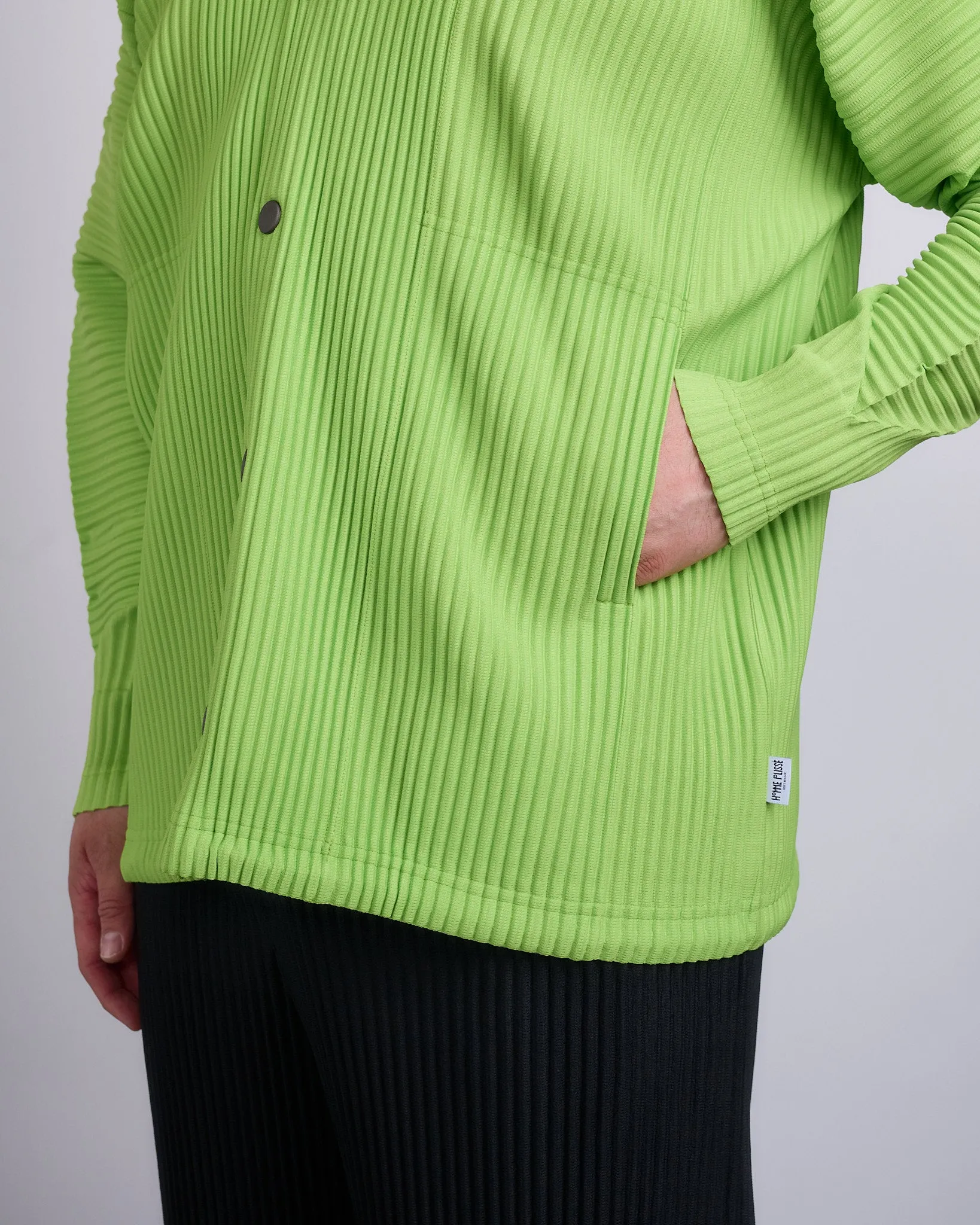 HOMME PLISS ISSEY MIYAKE Pleats March Snap Jacket Fresh Green