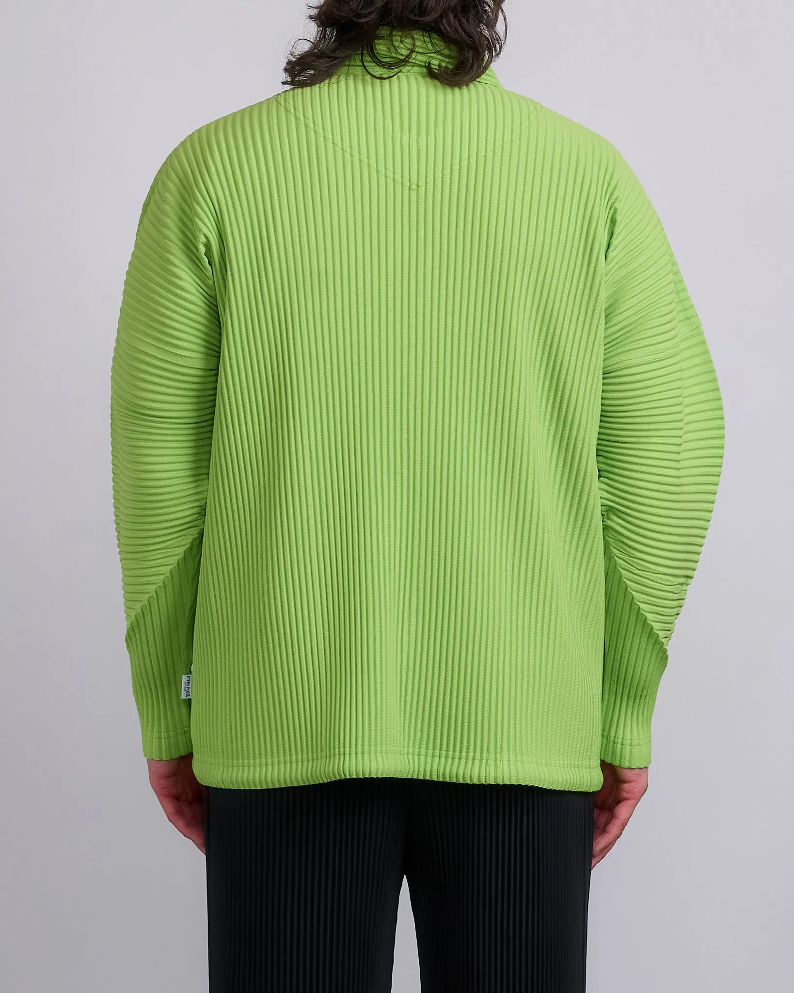 HOMME PLISS ISSEY MIYAKE Pleats March Snap Jacket Fresh Green