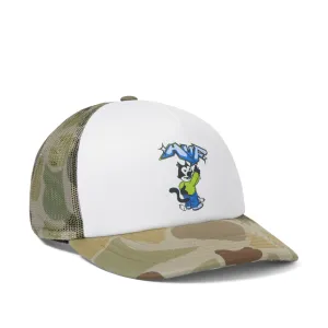 Huf Bad Cat Trucker Cap Camo Sale