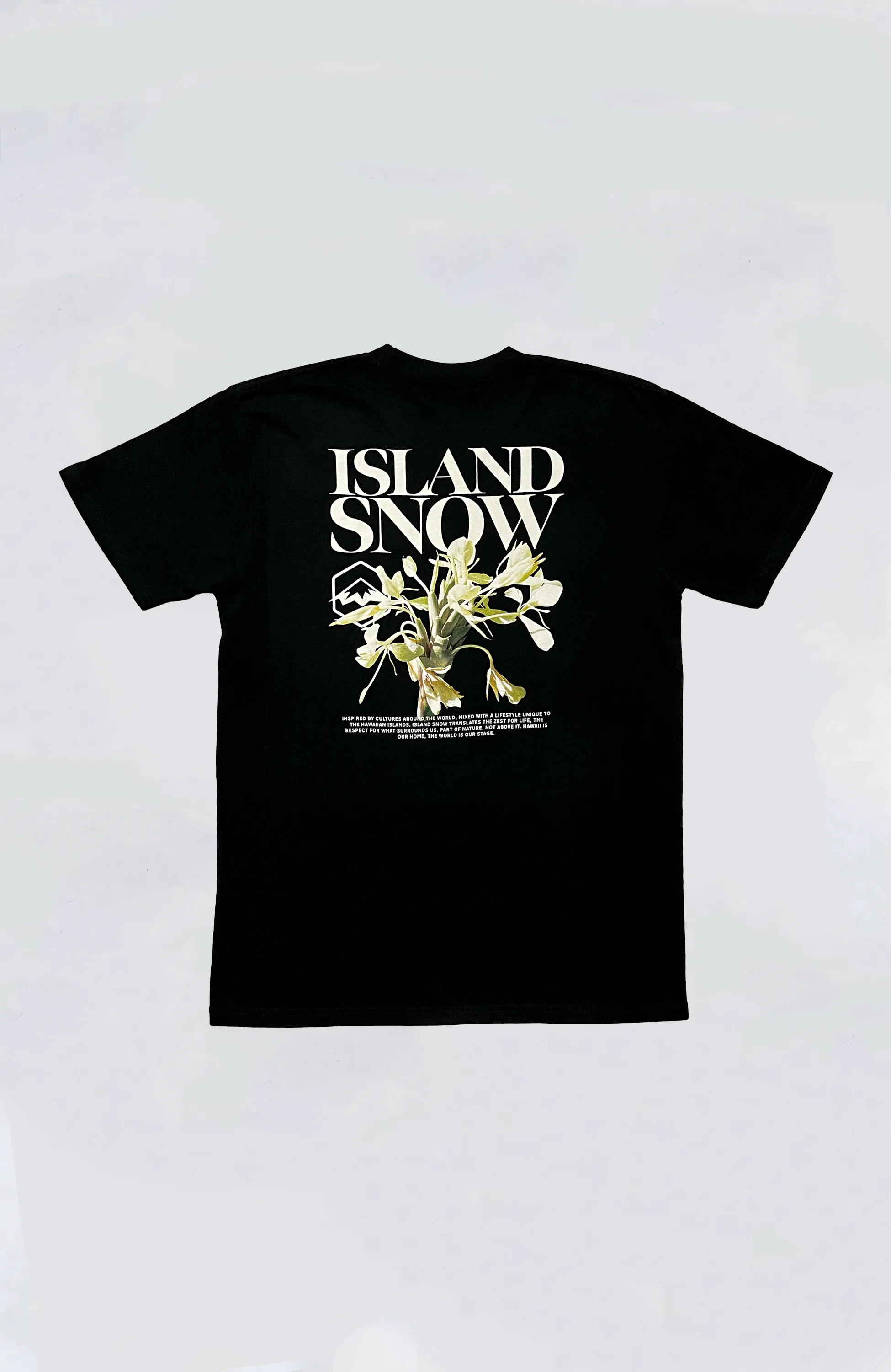 Island Snow Hawaii - IS White Ginger Premium Heavyweight Tee