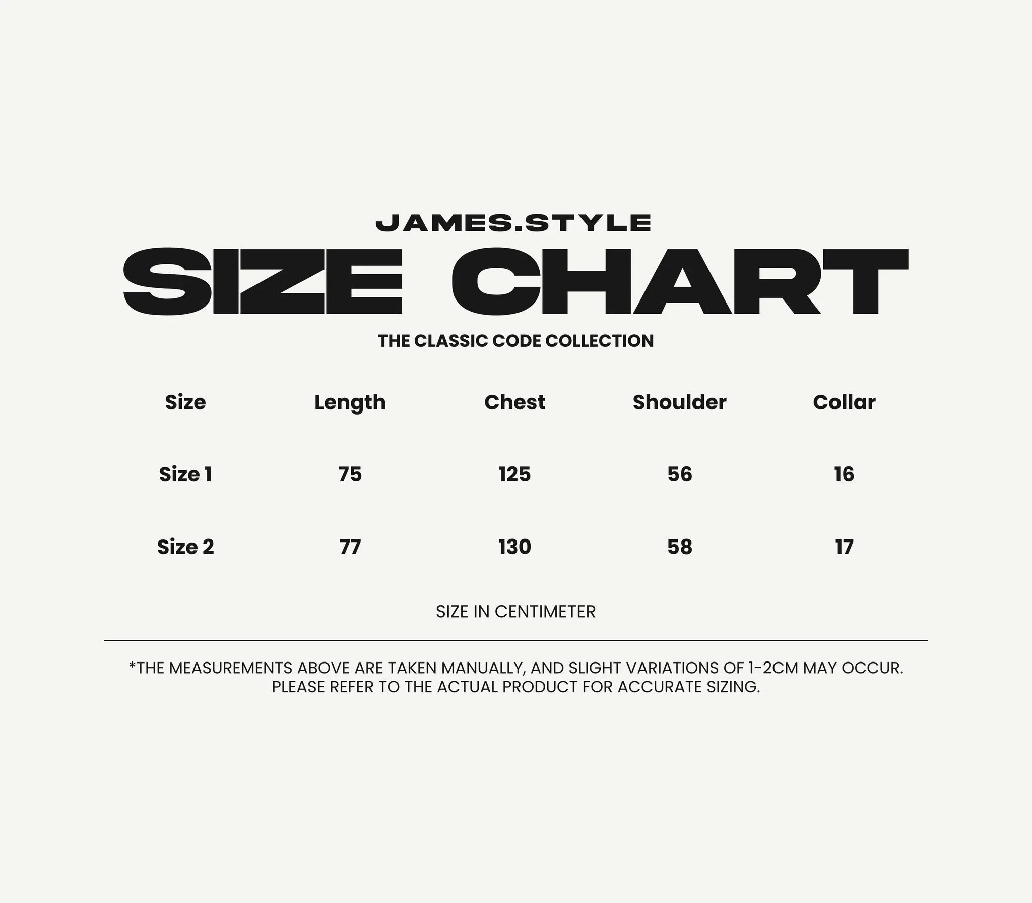 JAMES Classic Mini Logo Tee Black