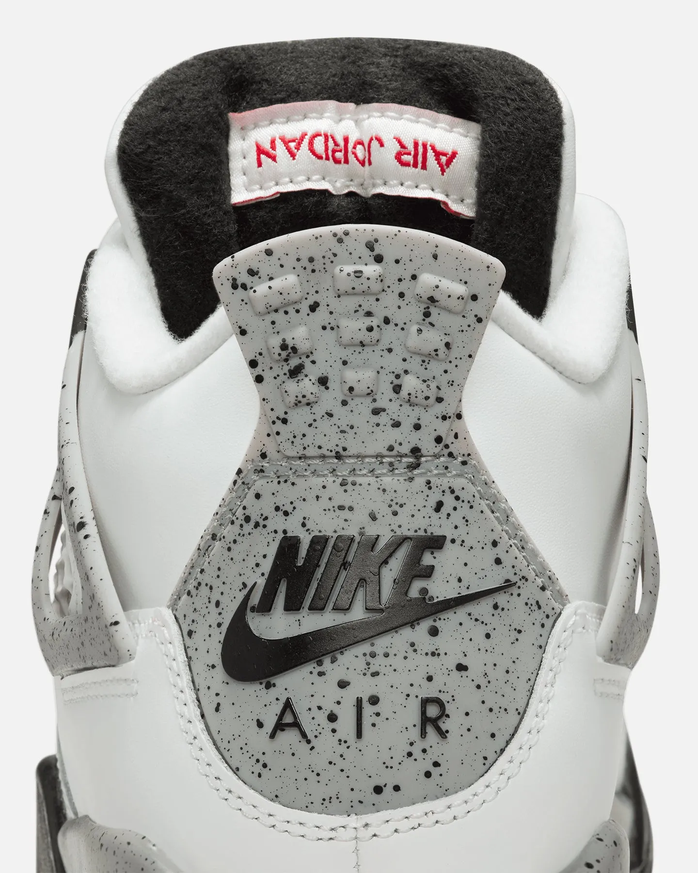 Jordan Kids' Air Jordan 4 Retro OG Remastered White Cement (GS) Summit White/Fire Red/Cement Grey