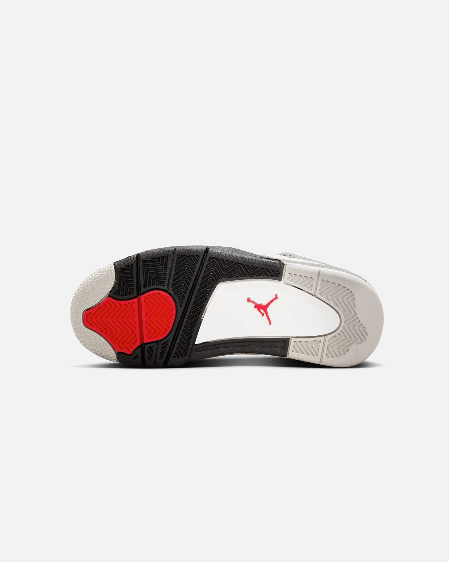 Jordan Kids' Air Jordan 4 Retro OG Remastered White Cement (GS) Summit White/Fire Red/Cement Grey
