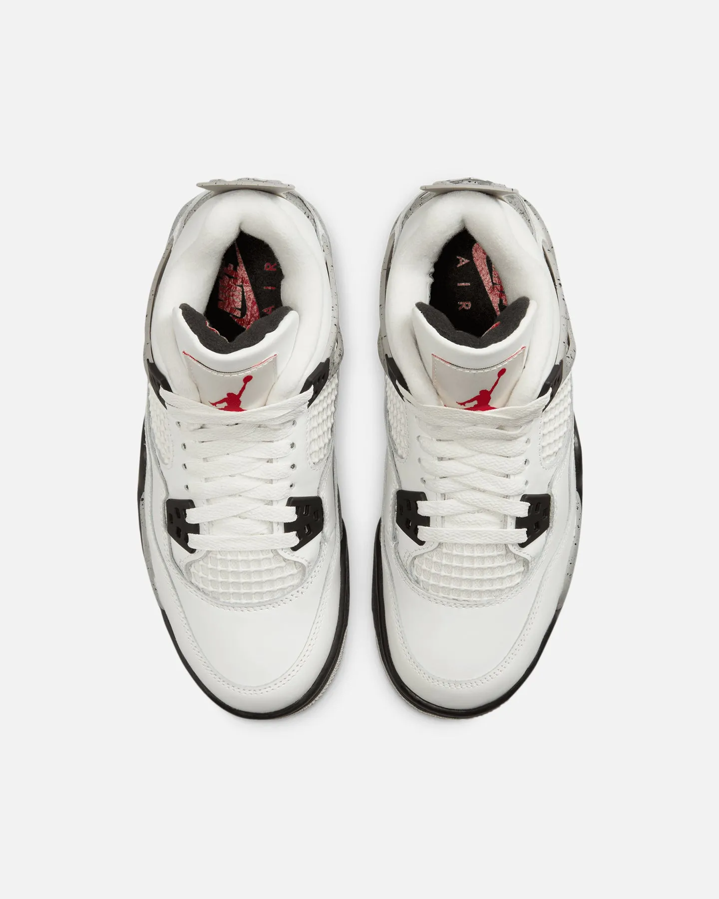 Jordan Kids' Air Jordan 4 Retro OG Remastered White Cement (GS) Summit White/Fire Red/Cement Grey