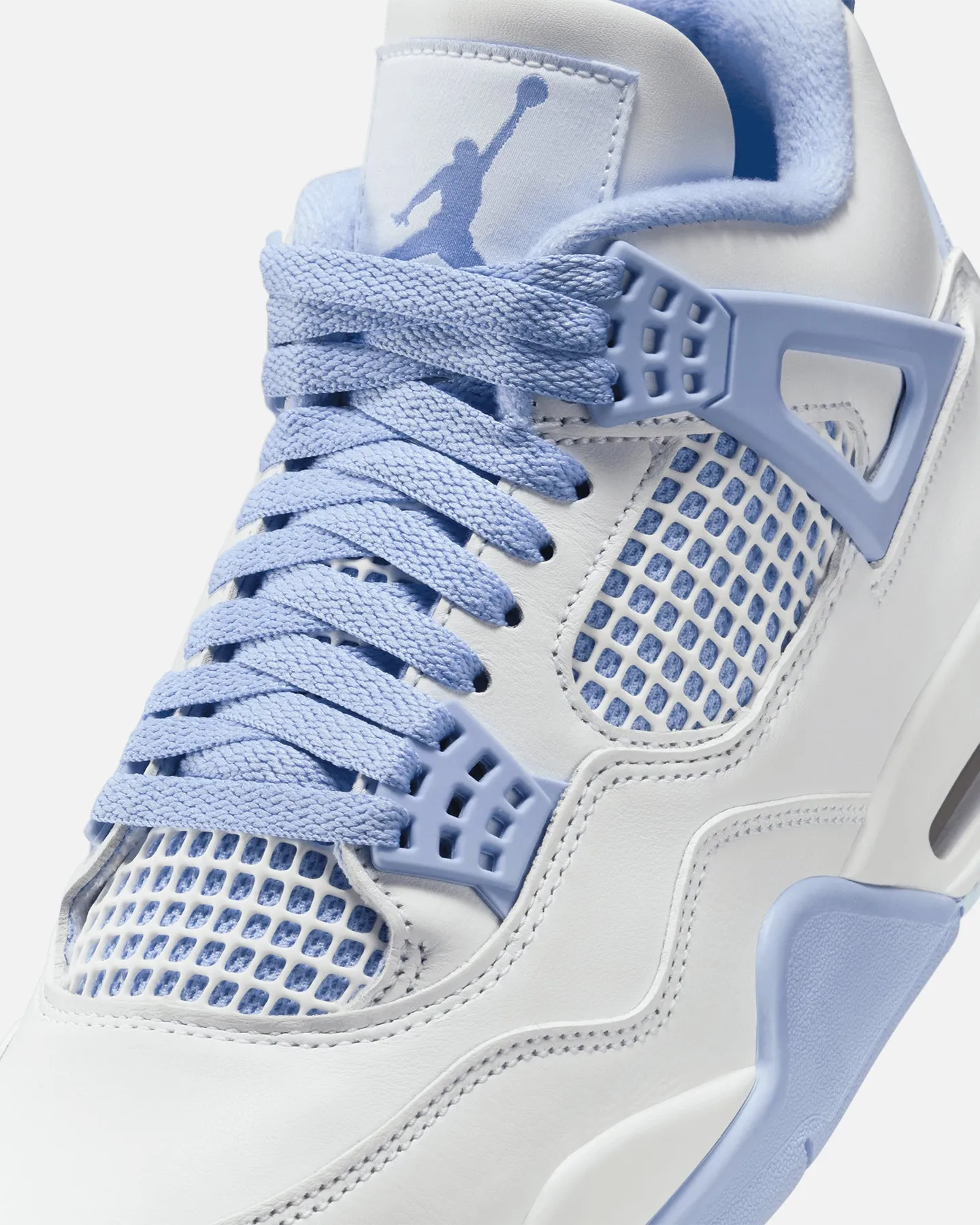 Jordan Women's Air Jordan 4 Retro Aluminum White/Aluminum Blue