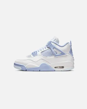 Jordan Women's Air Jordan 4 Retro Aluminum White/Aluminum Blue