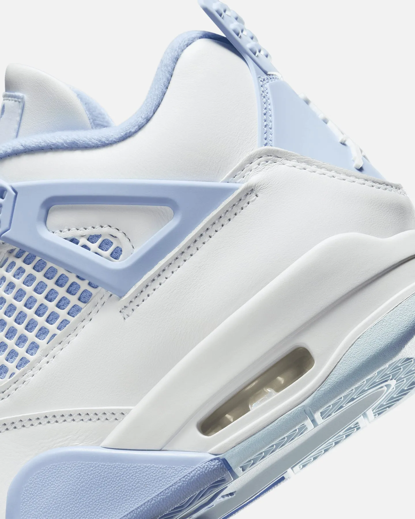 Jordan Women's Air Jordan 4 Retro Aluminum White/Aluminum Blue