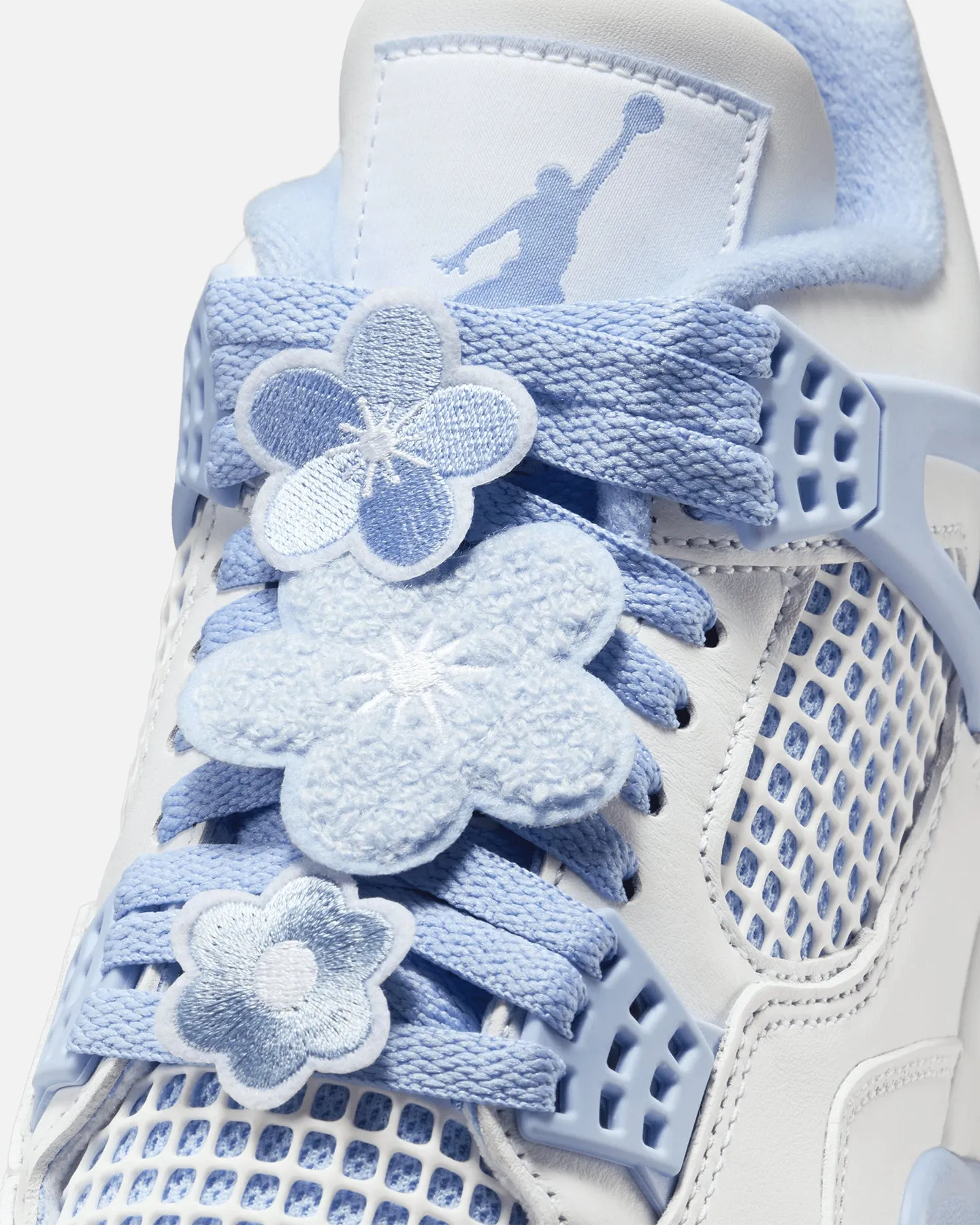 Jordan Women's Air Jordan 4 Retro Aluminum White/Aluminum Blue