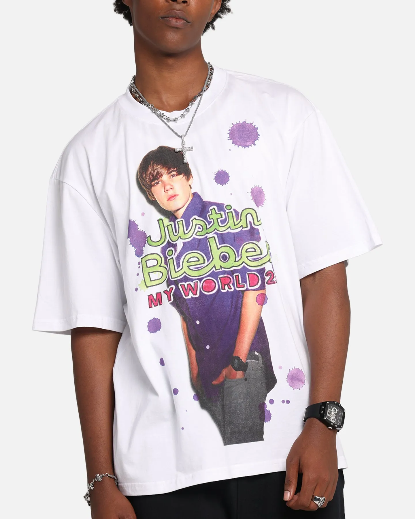 Justin Bieber My World T-Shirt White
