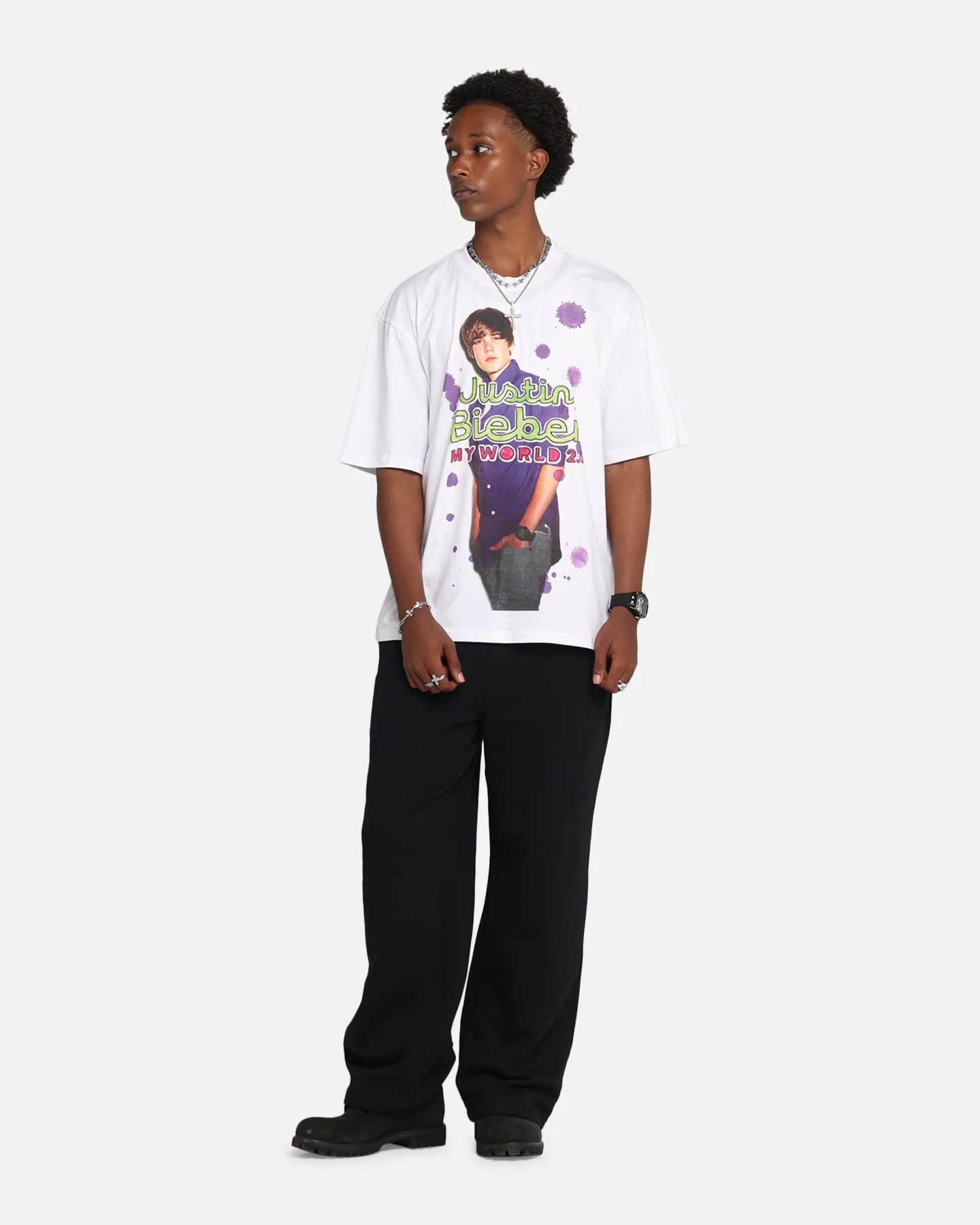 Justin Bieber My World T-Shirt White