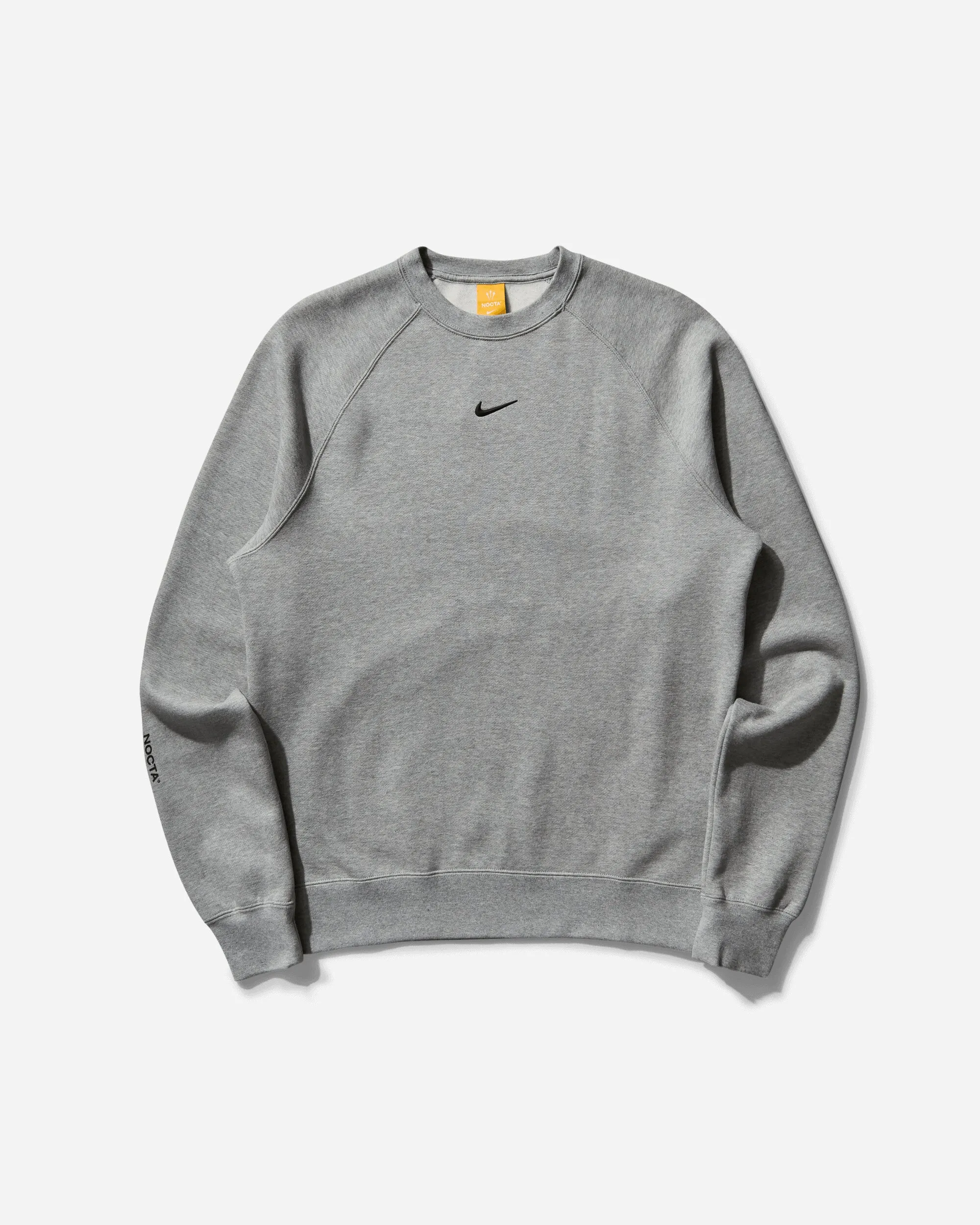 Men's NOCTA Fleece Crewneck Sweatshirt Dark Grey Heather
