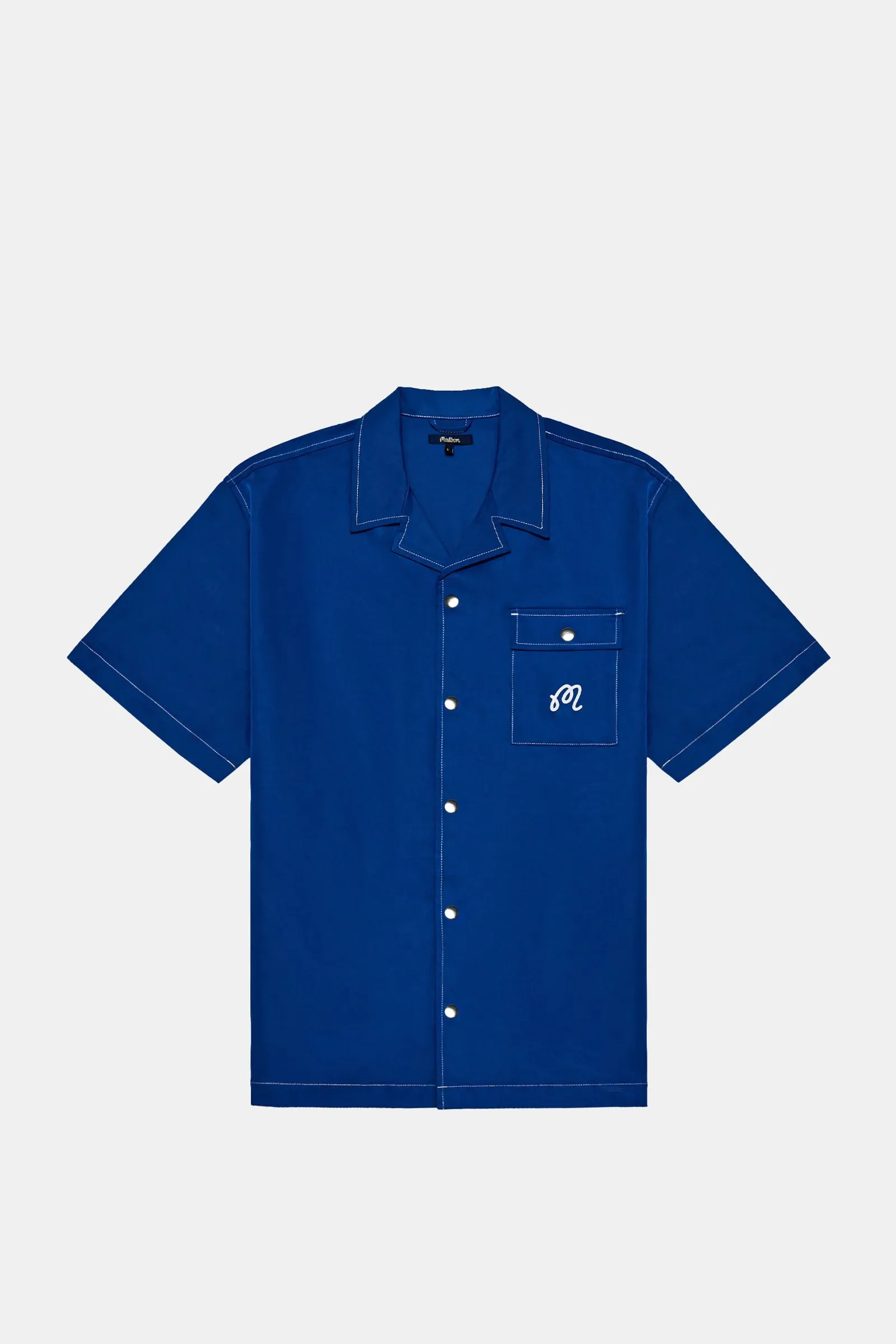 Menton Nylon Camp Collar Shirt