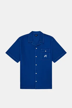 Menton Nylon Camp Collar Shirt