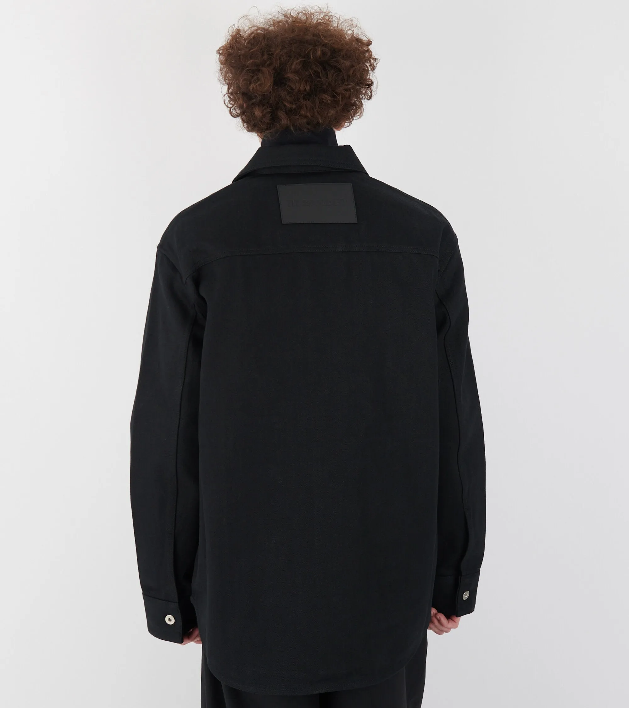 New Denim Washed Shirt Black