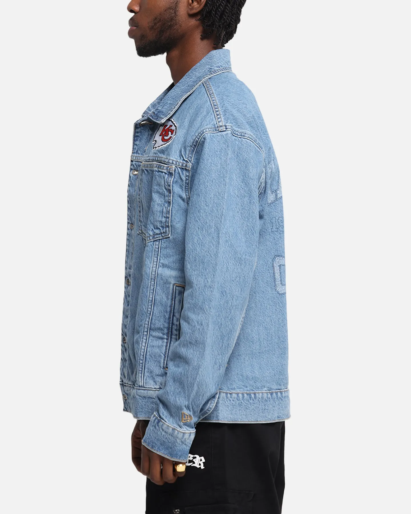 New Era Kansas City Chiefs NFL Denim Jacket Dark Blue