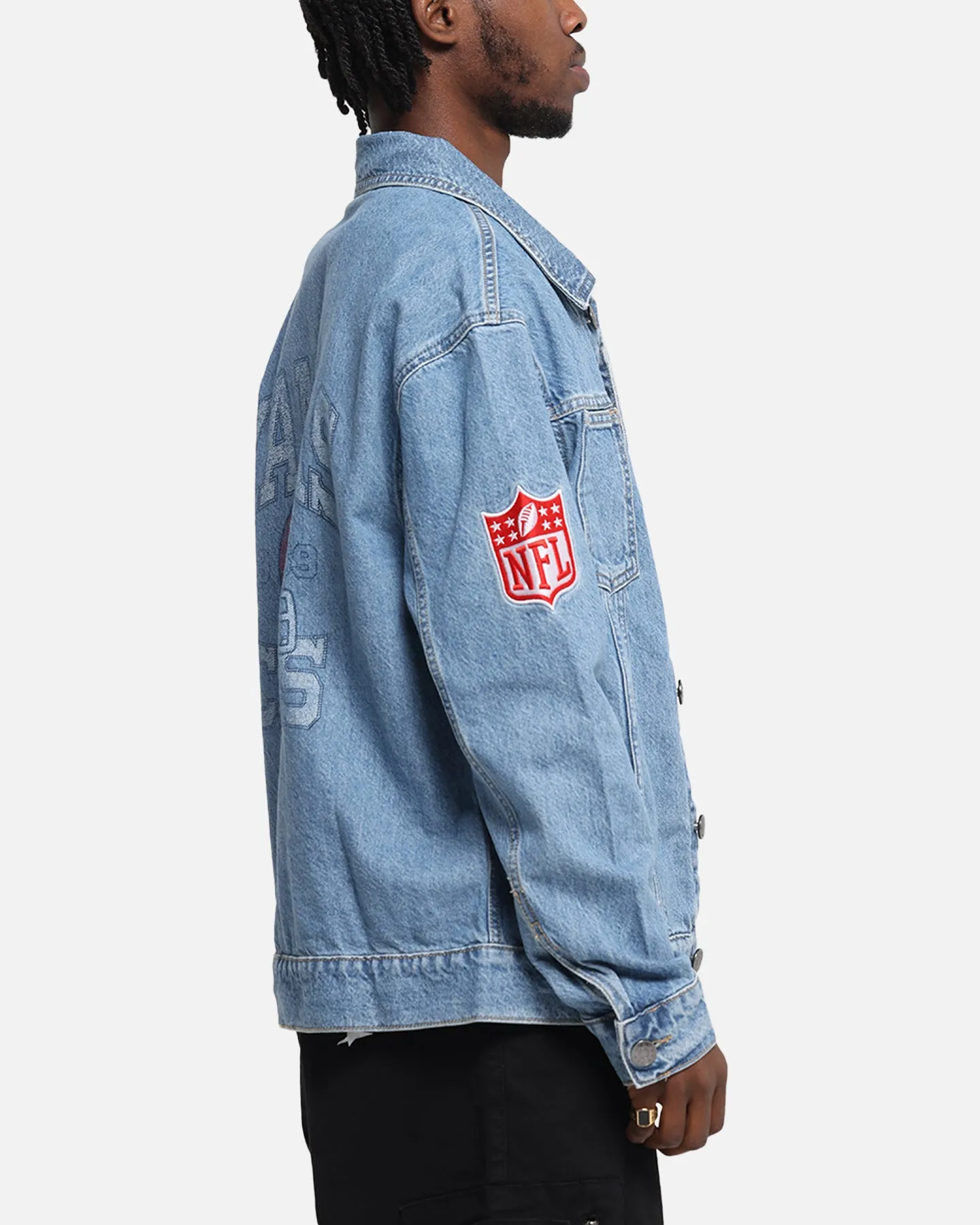 New Era Kansas City Chiefs NFL Denim Jacket Dark Blue